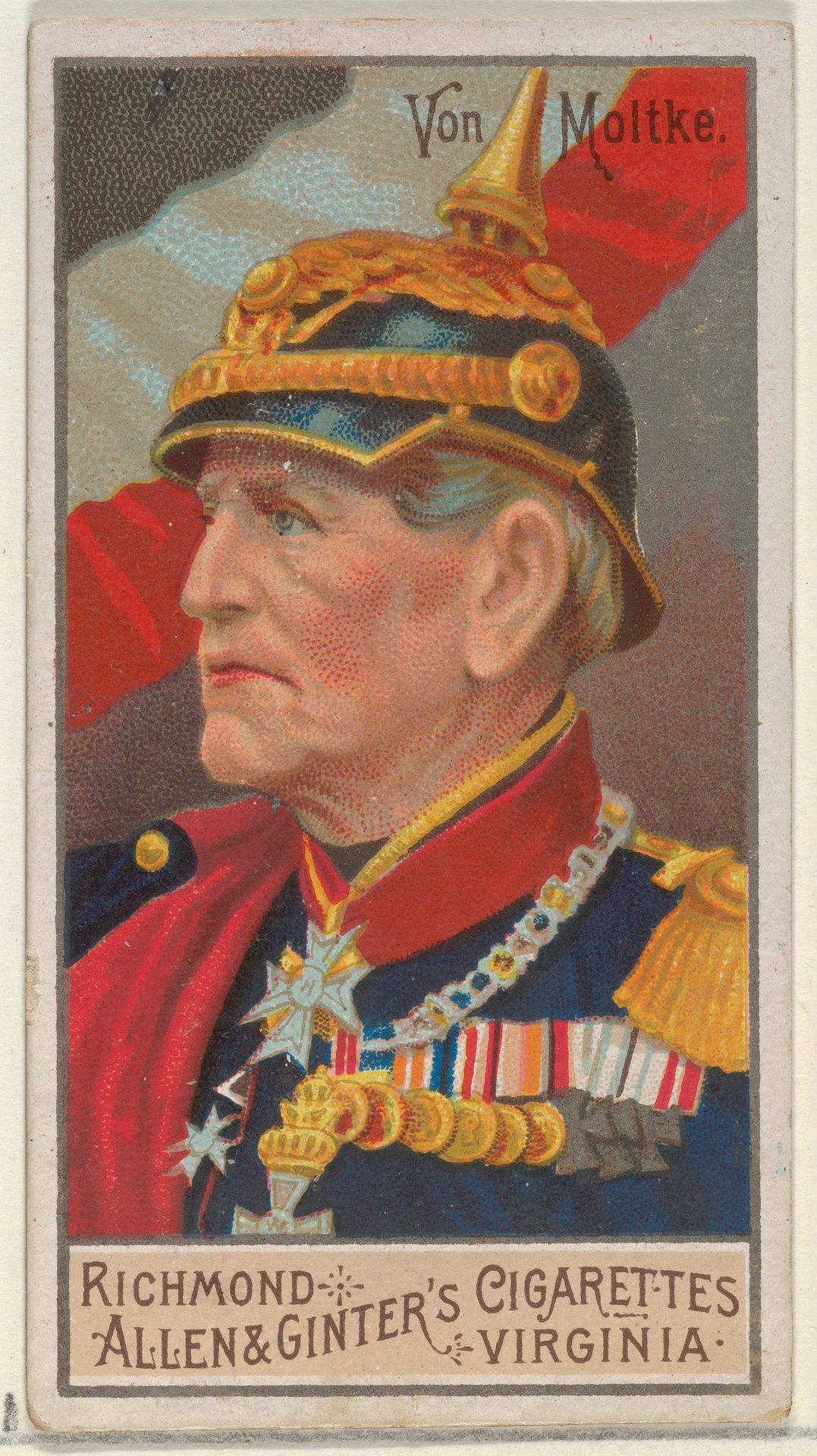Helmuth Karl Bernhard Graf von Moltke, from the Great Generals series (N15) for Allen & Ginter Cigarettes Brands by Allen & Ginter