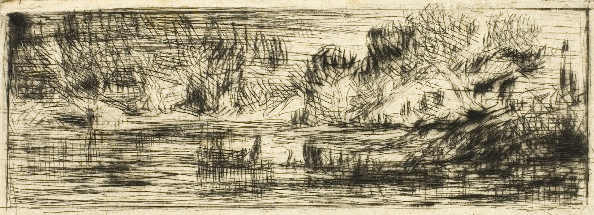 Landscape by Charles Jacque