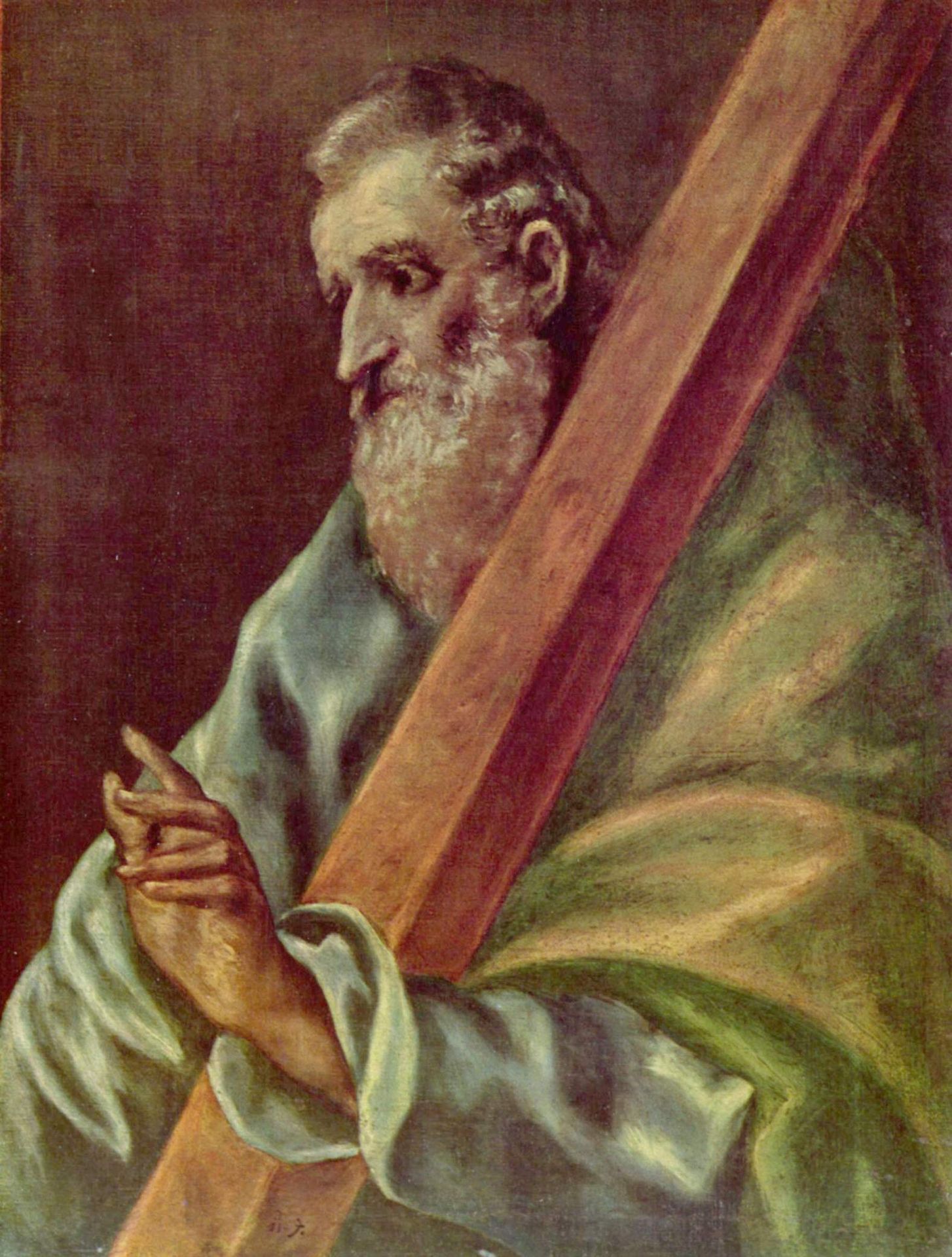 Apostle St. Andrew by El Greco (Domenikos Theotokopoulos)