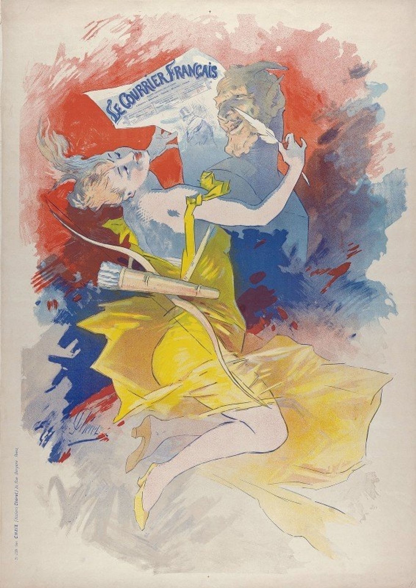 Courrier français by Jules Chéret