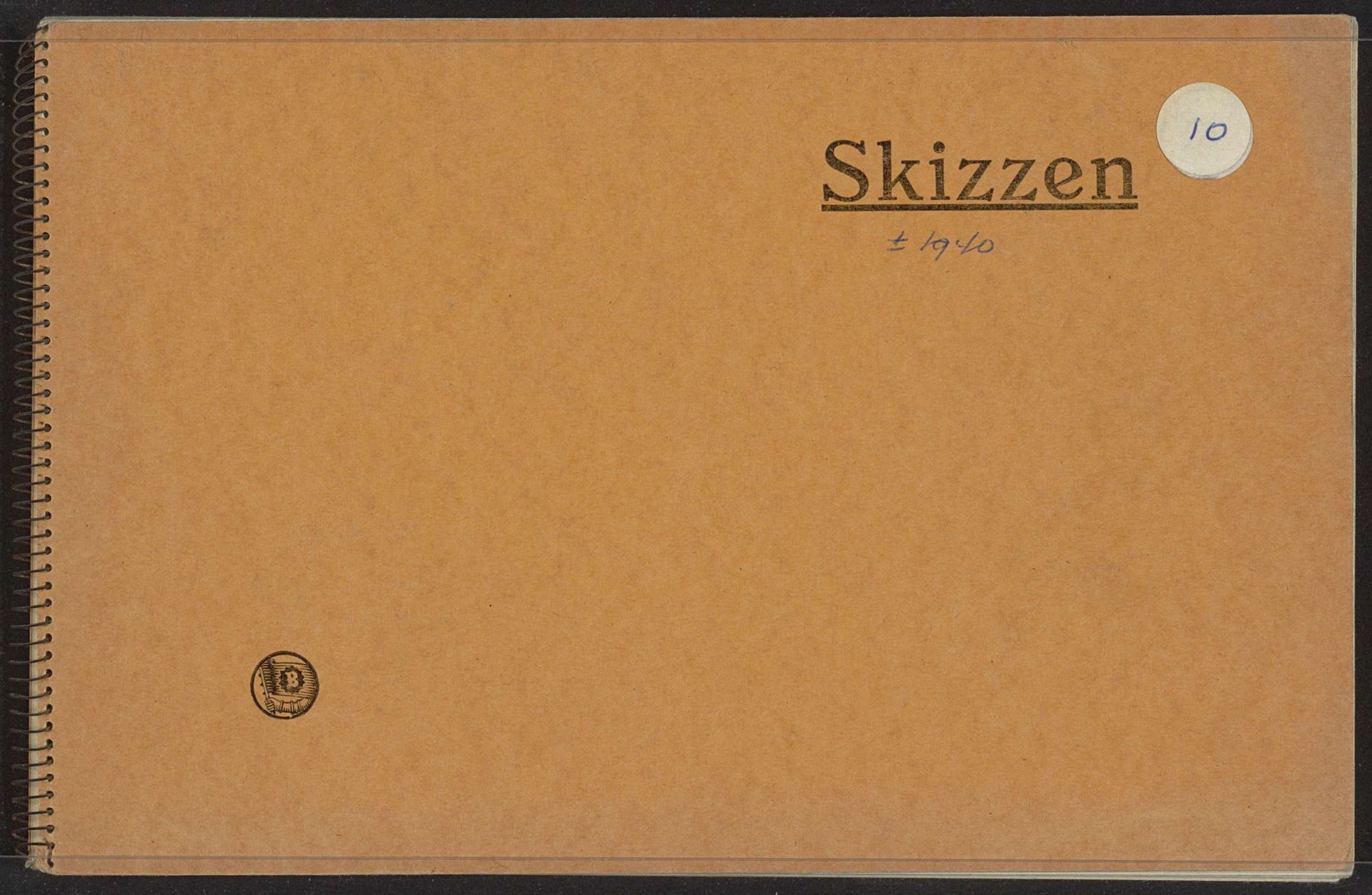 Schetsboek met 25 bladen by Carel Adolph Lion Cachet