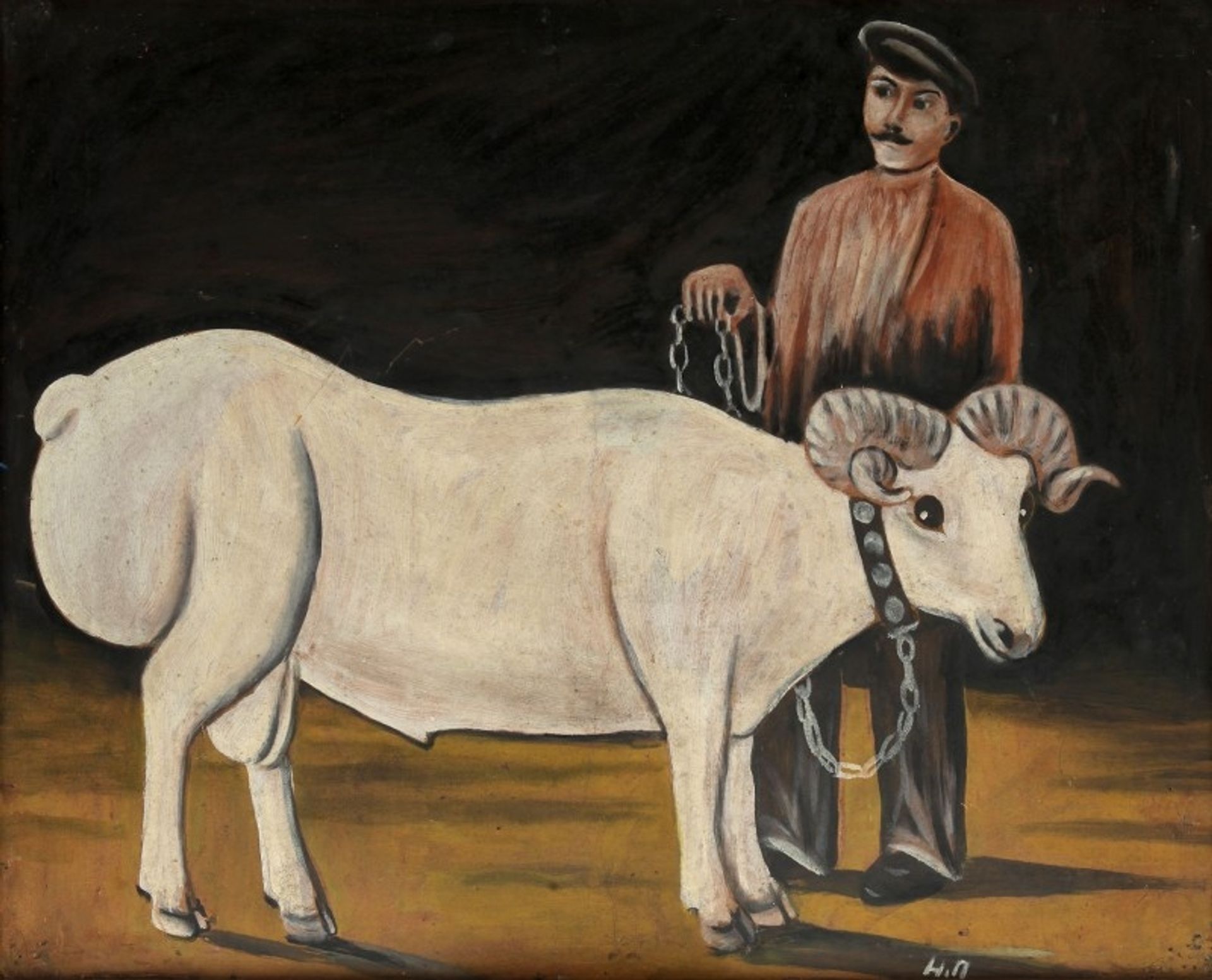 The Sheep by Niko Pirosmani