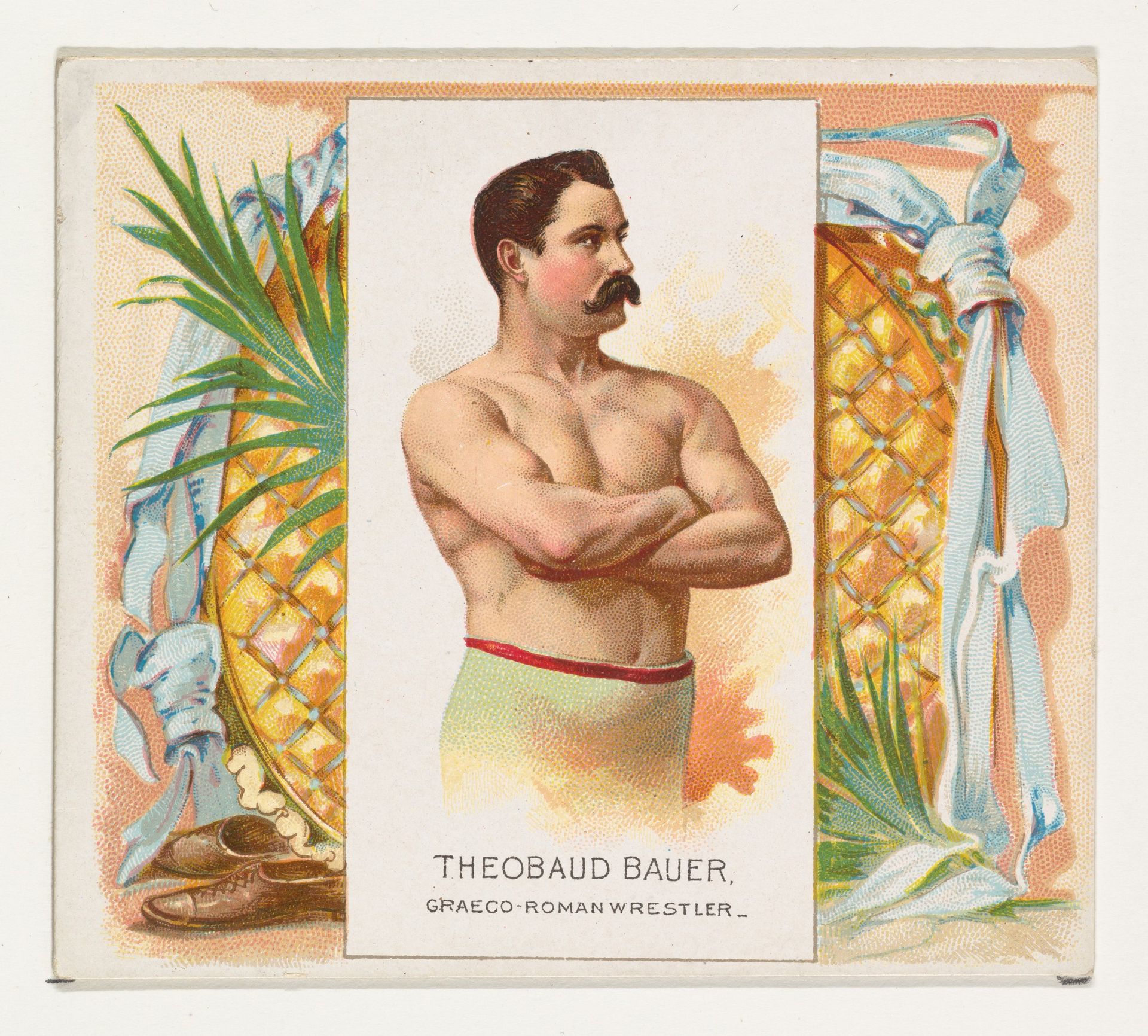 Theobaud Bauer, Graeco-Roman Wrestler, from World's Champions, Second Series (N43) for Allen & Ginter Cigarettes by Allen & Ginter