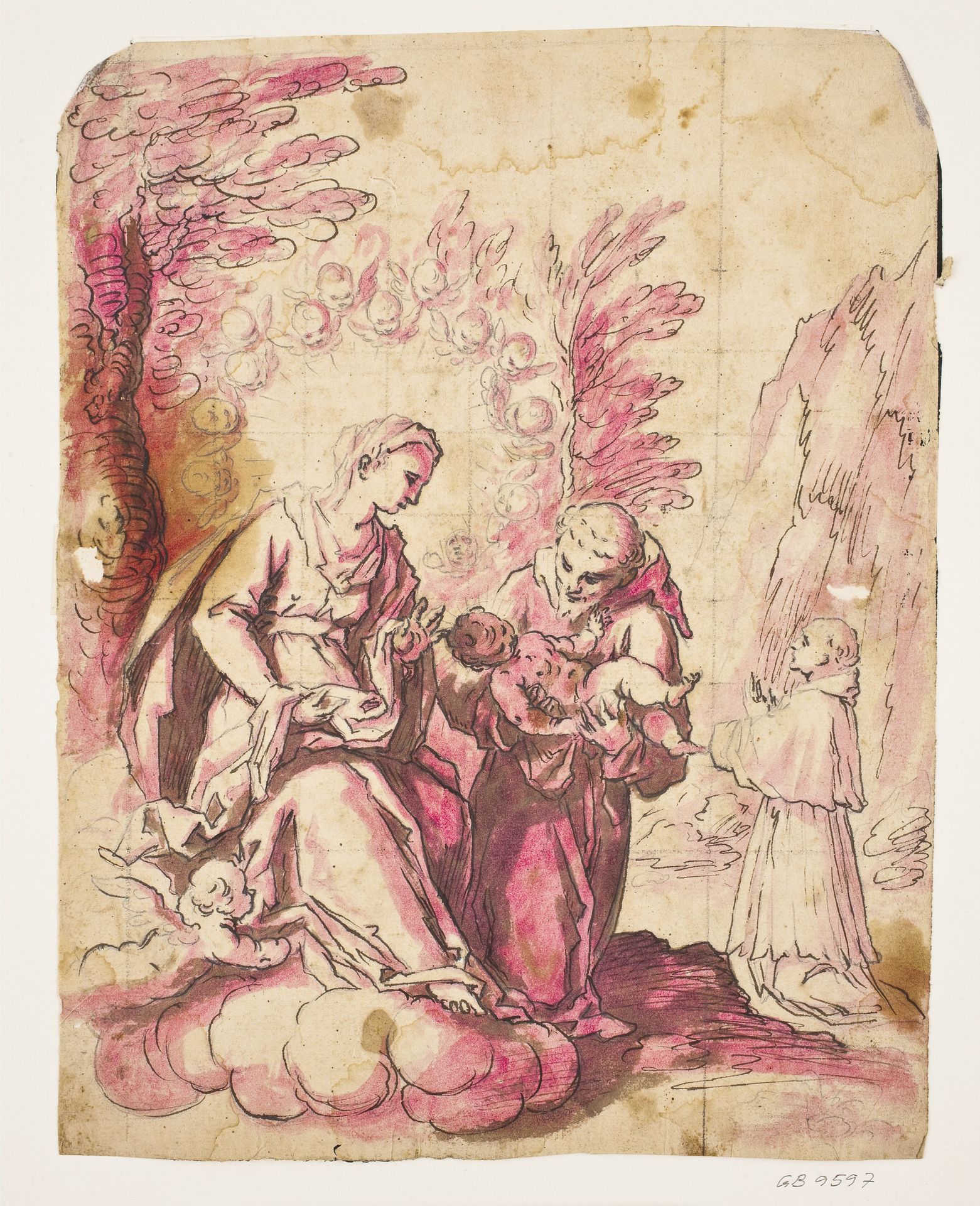 Vision of St Antony of Padua by Anonymous