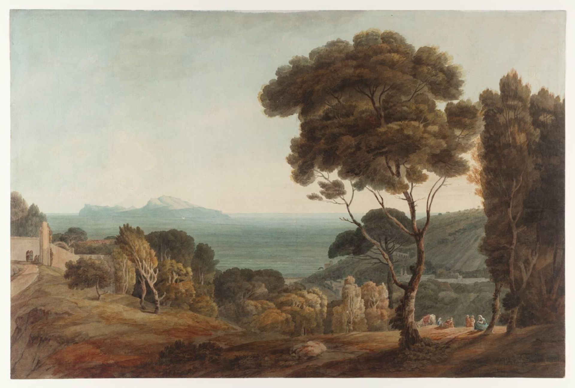 Naples and Capri by Francis Towne