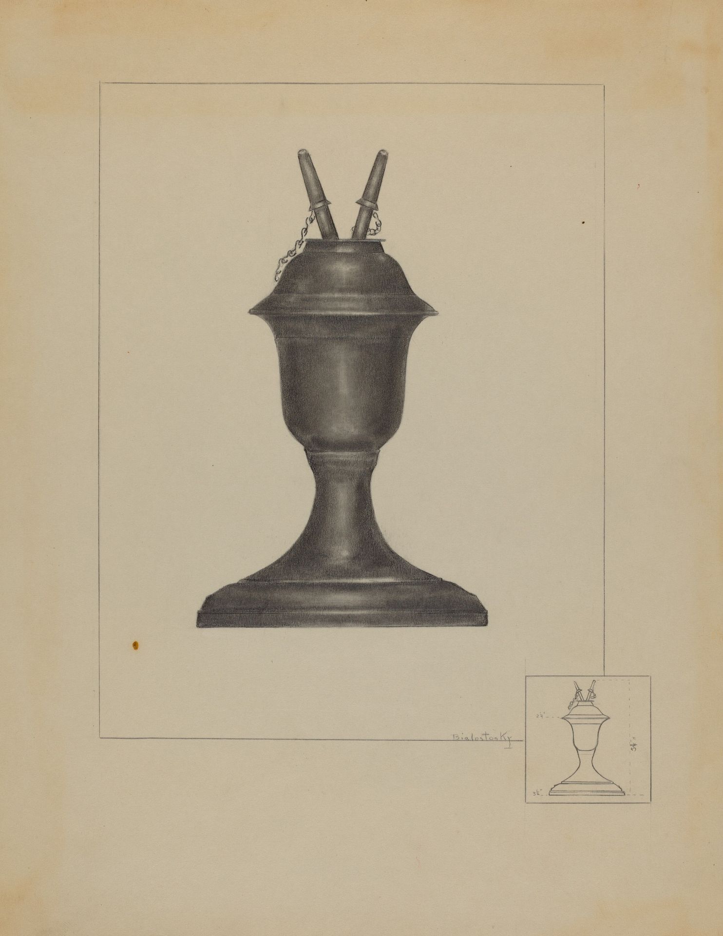 Lamp by Ruth Bialostosky