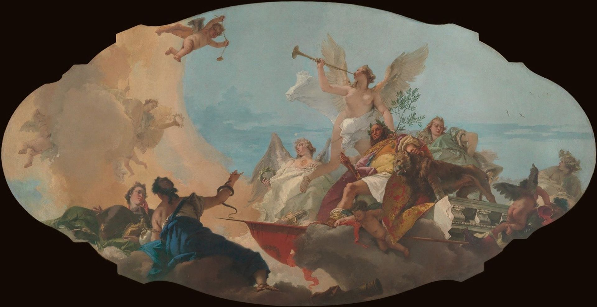 The Glorification of the Barbaro Family by Giovanni Battista Tiepolo
