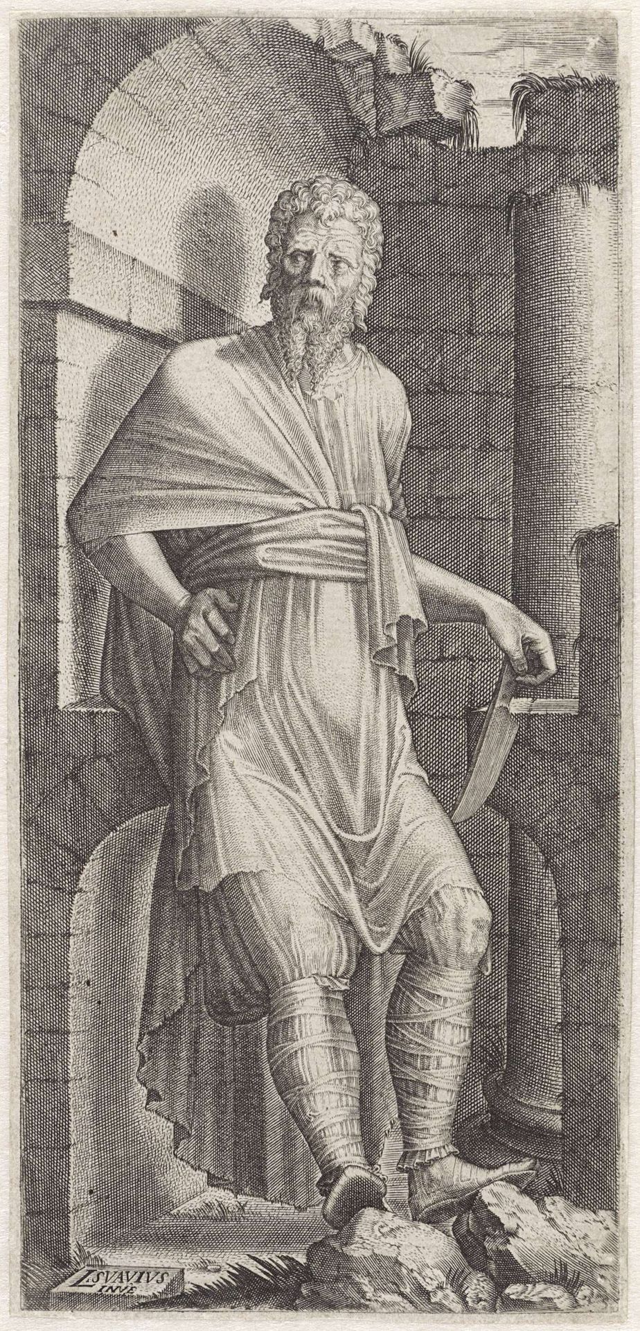 Apostel Bartolomeüs by Lambertus Suavius