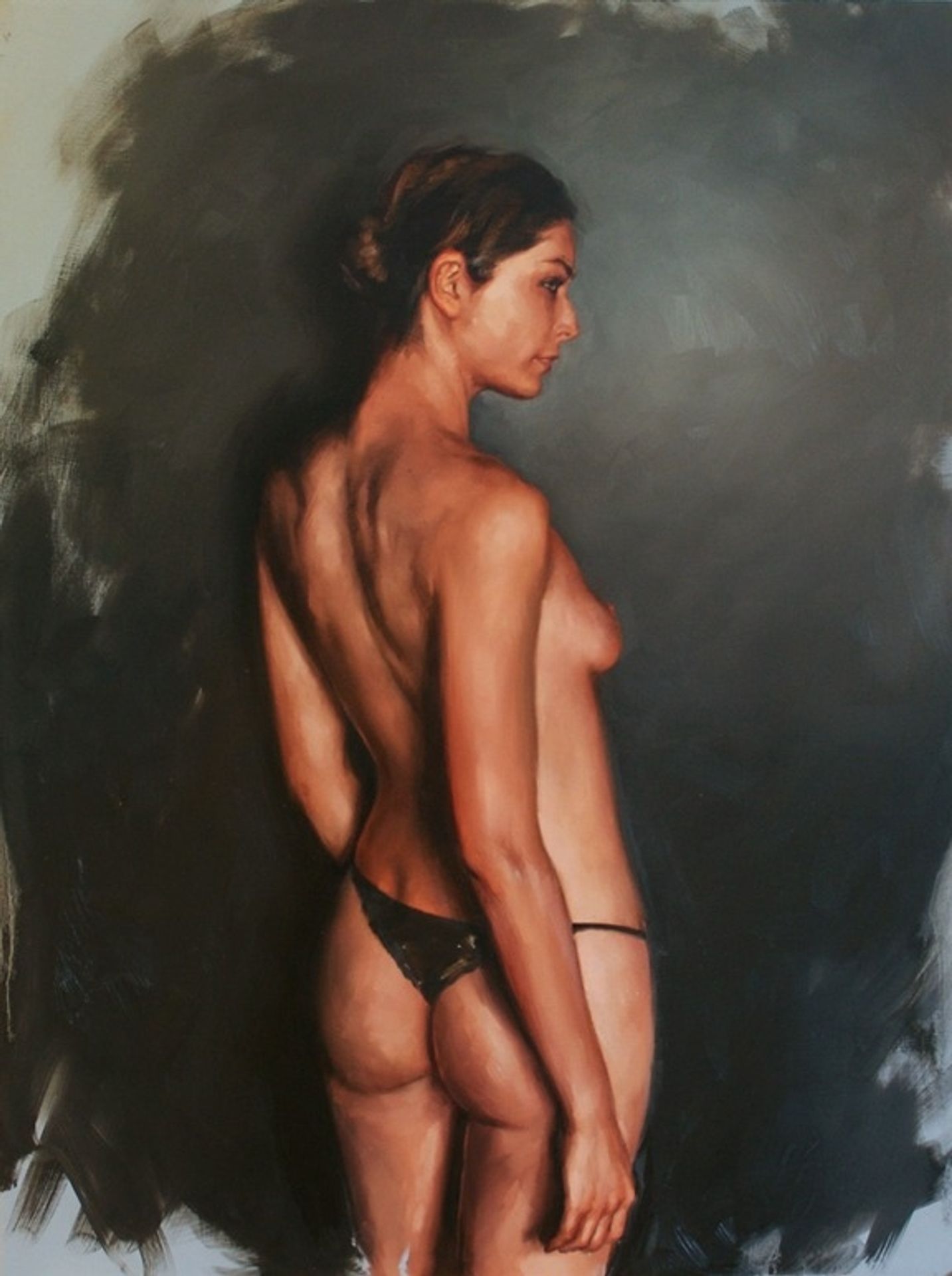 figure study, ‘Chanon’ by Aaron Nagel