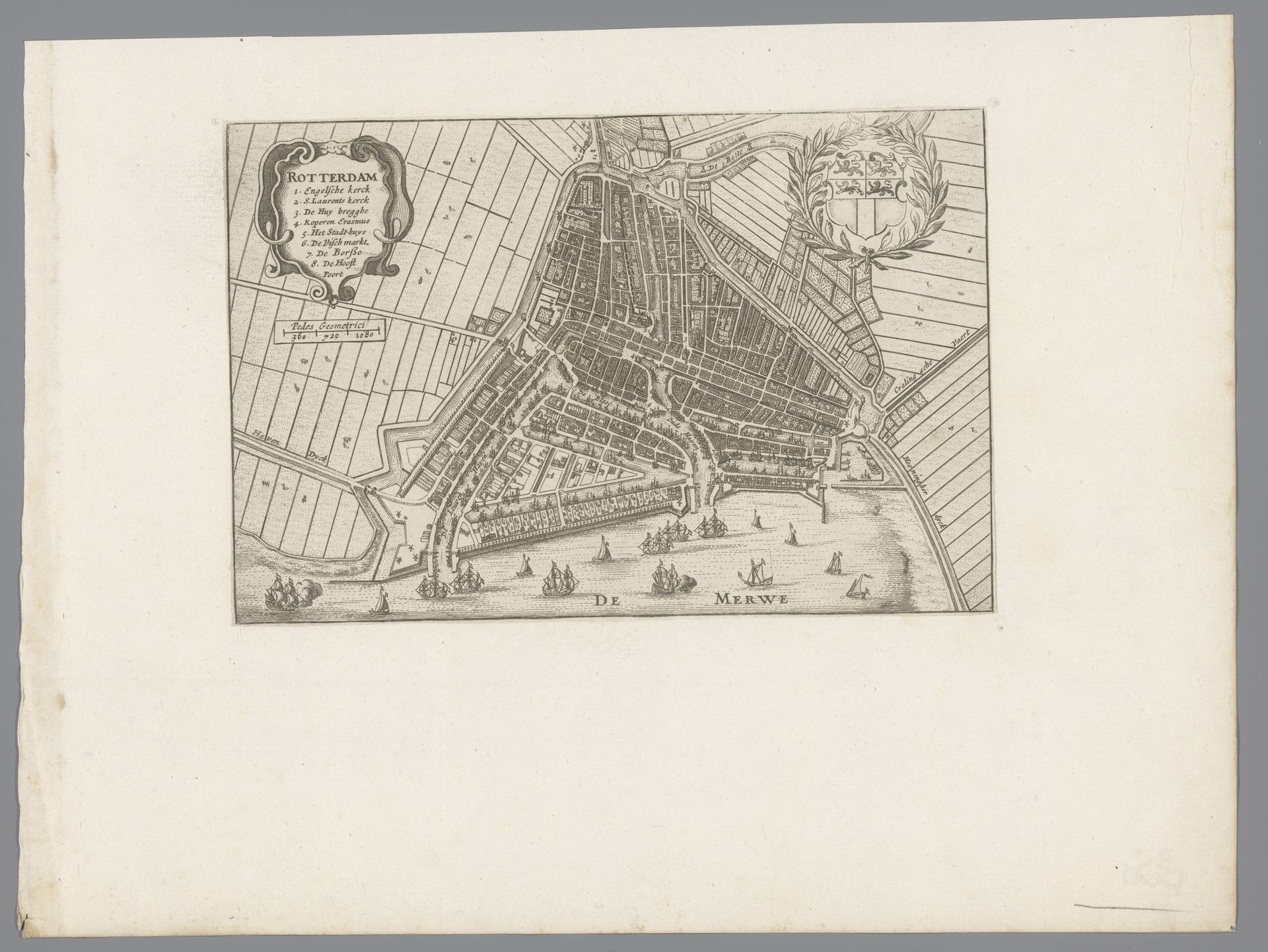Plattegrond van Rotterdam by Anonymous