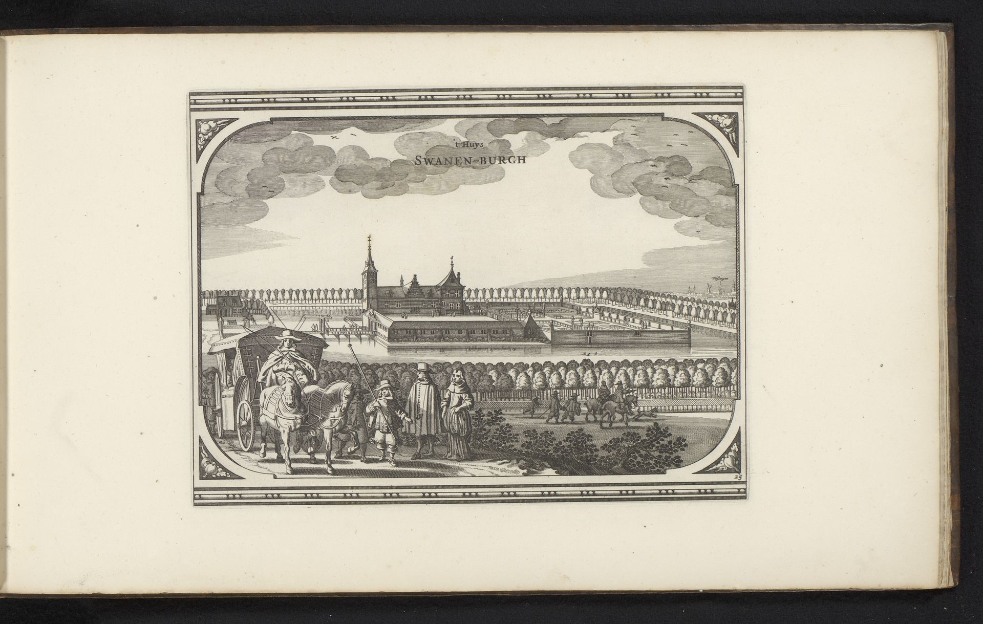 Gezicht op Huis Swanenburg by Pieter Hendricksz. Schut
