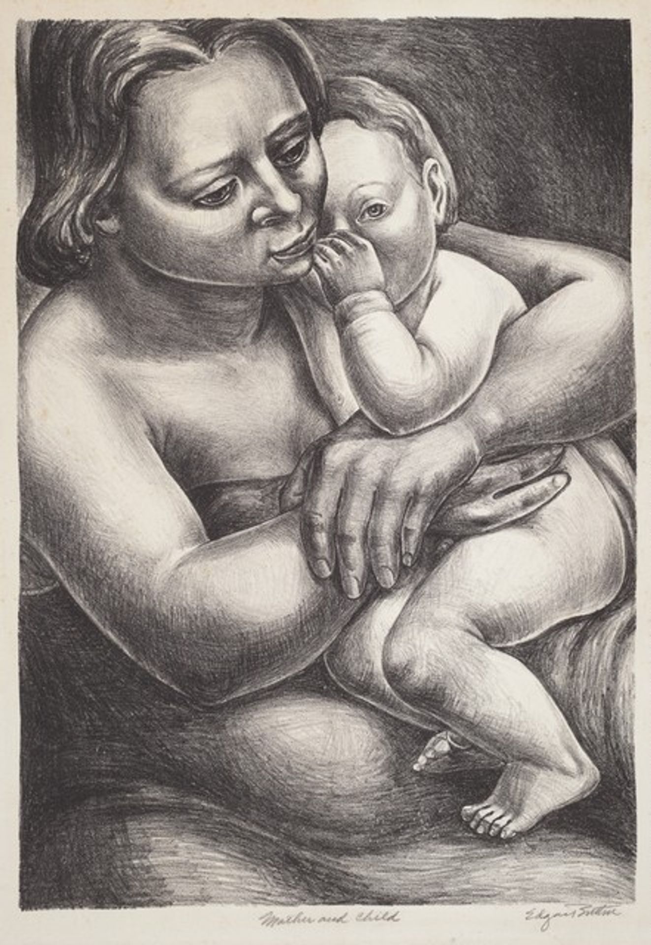 Mother and Child by Edgar Britton