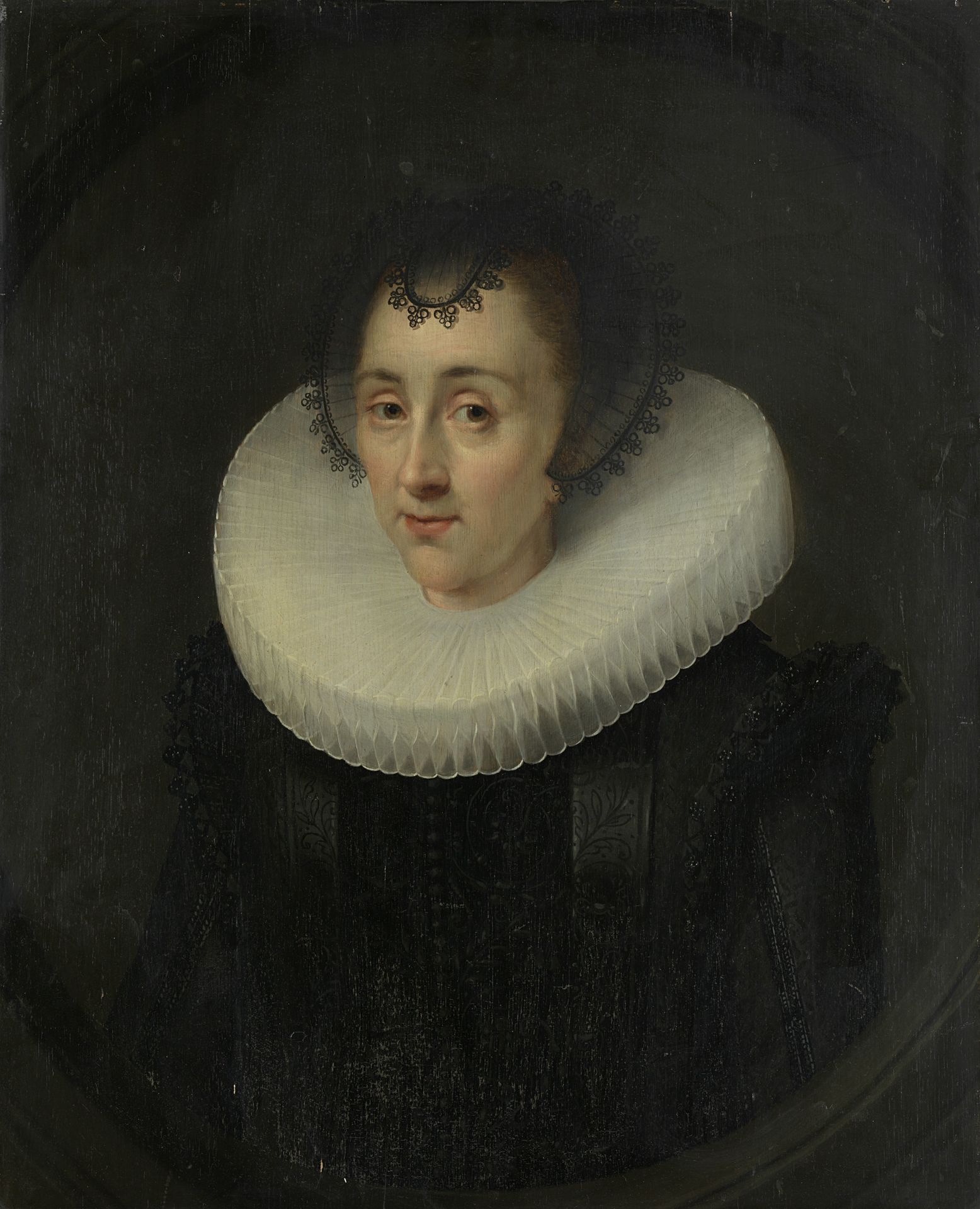 Portrait of Hortensia del Prado (?-1627) by Salomon Mesdach