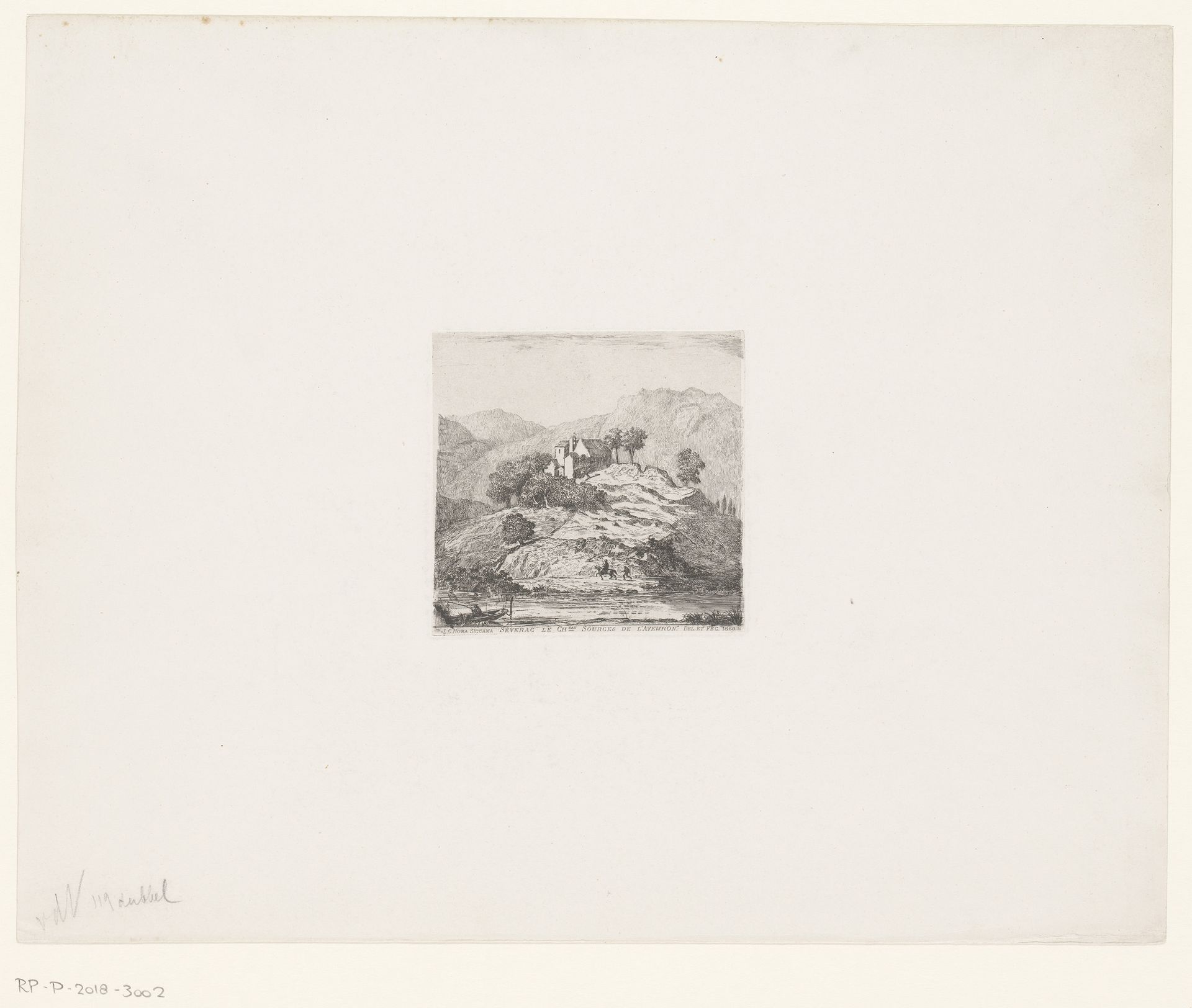 Gezicht op Senlis by Anonymous