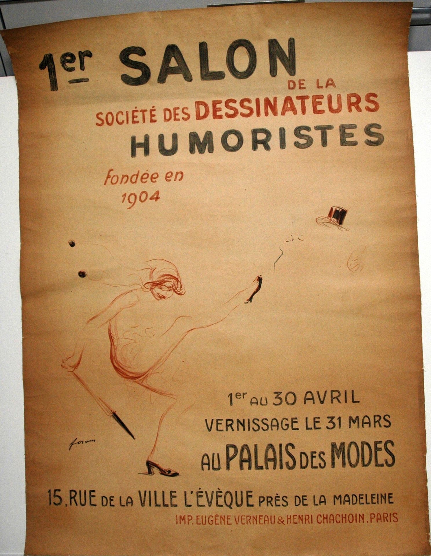 1st Exhibition of the Humorists by Jean-Louis Forain