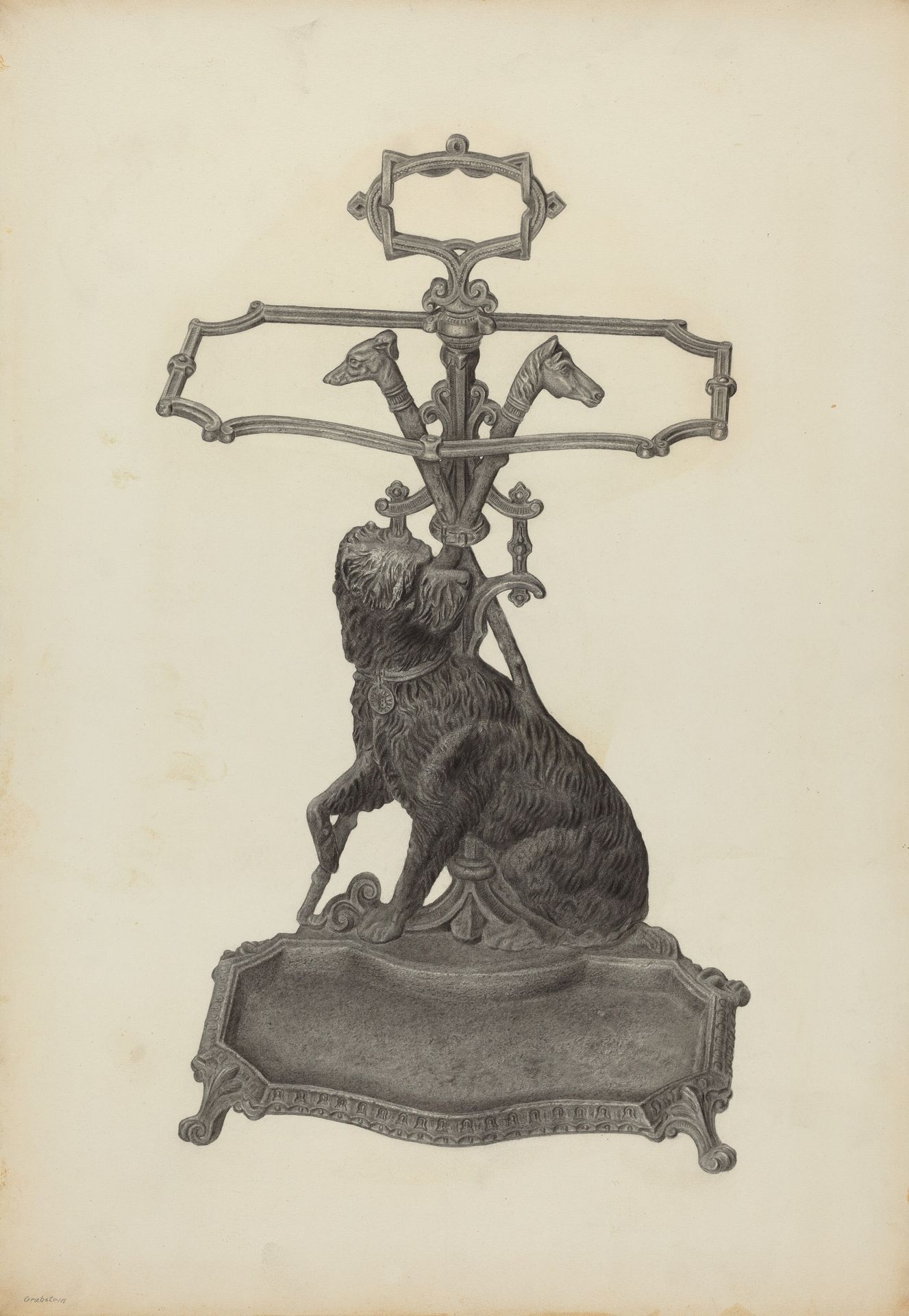 Umbrella Stand by Milton Grubstein