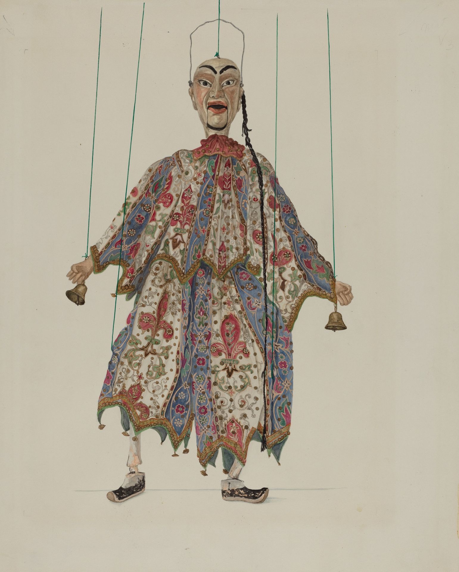 Puppet - "Chinese Minstrel" by Vera Van Voris