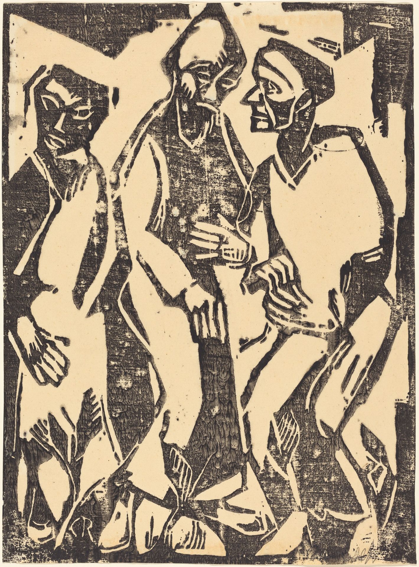 Deliberation (Beratung) by Christian Rohlfs