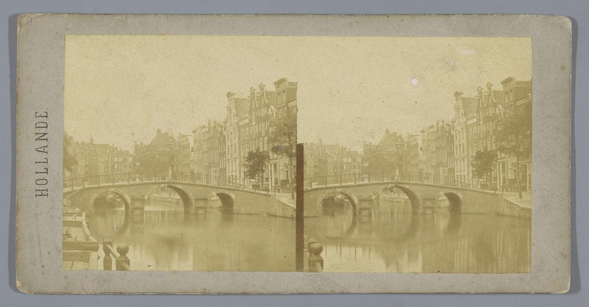 Oudezijds Voorburgwal bij Korte Niezel, Amsterdam by Charles-Henri Plaut