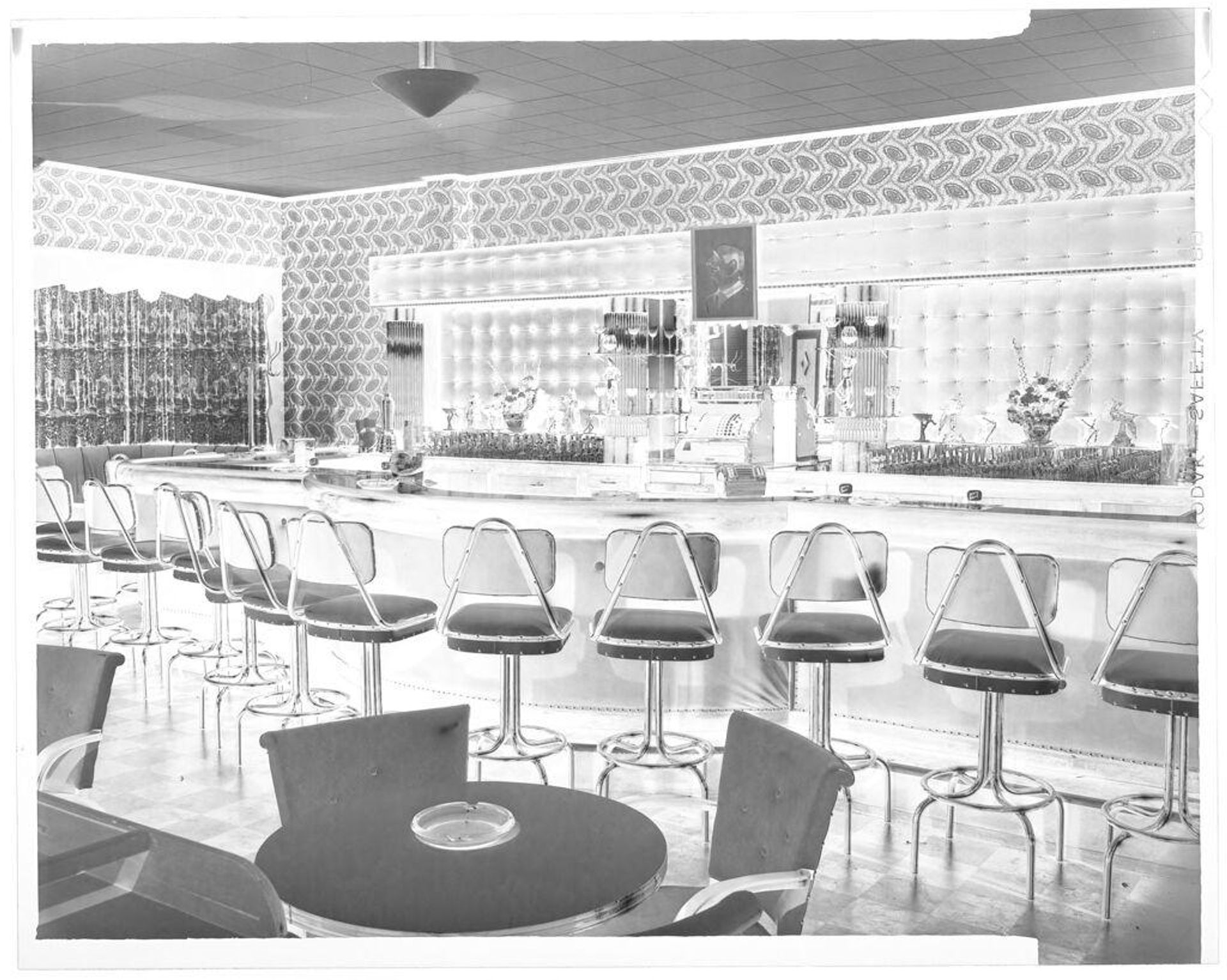 Untitled (diner interior) by John Deusing