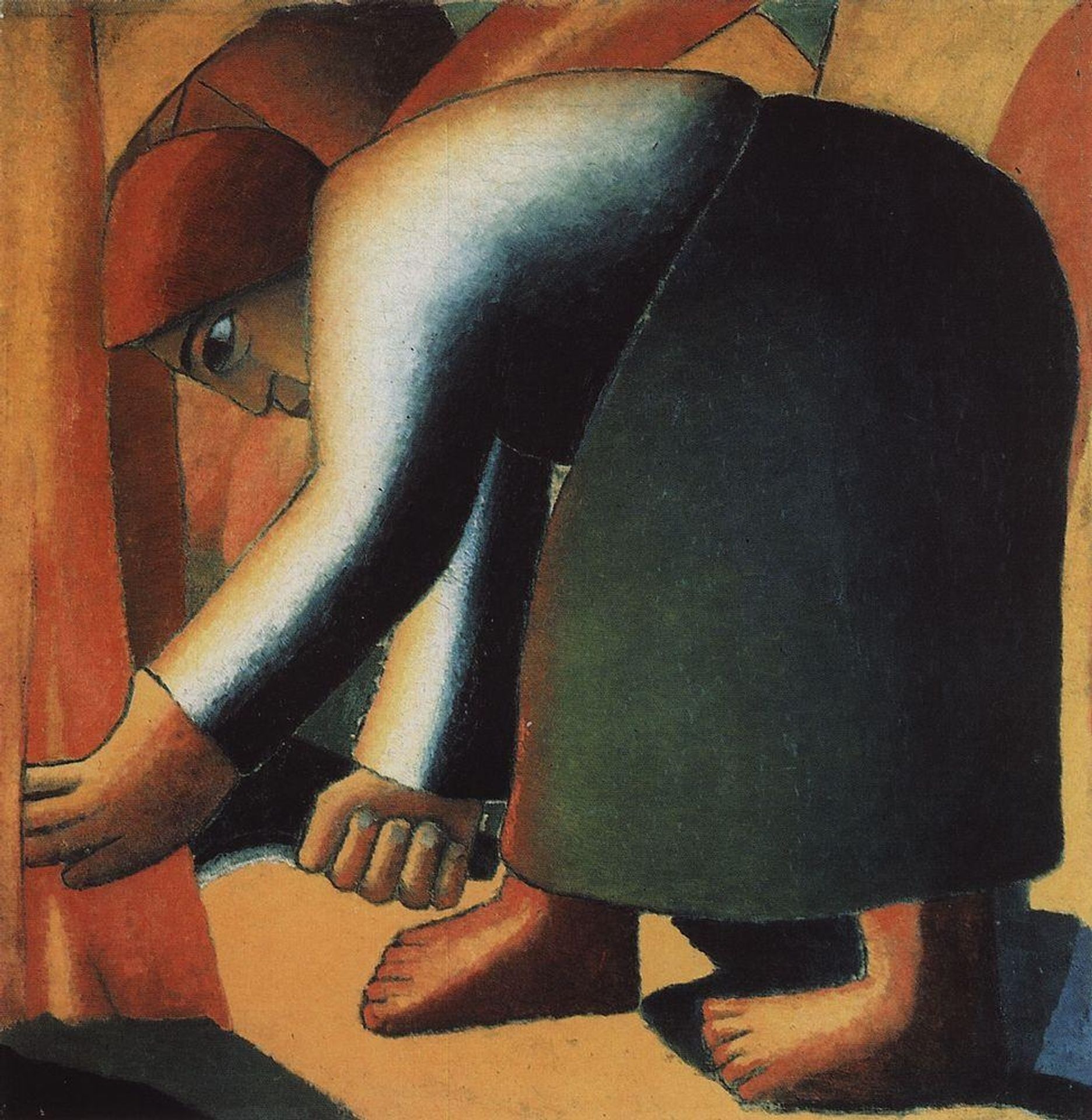 Reaper by Kazimir Malevich