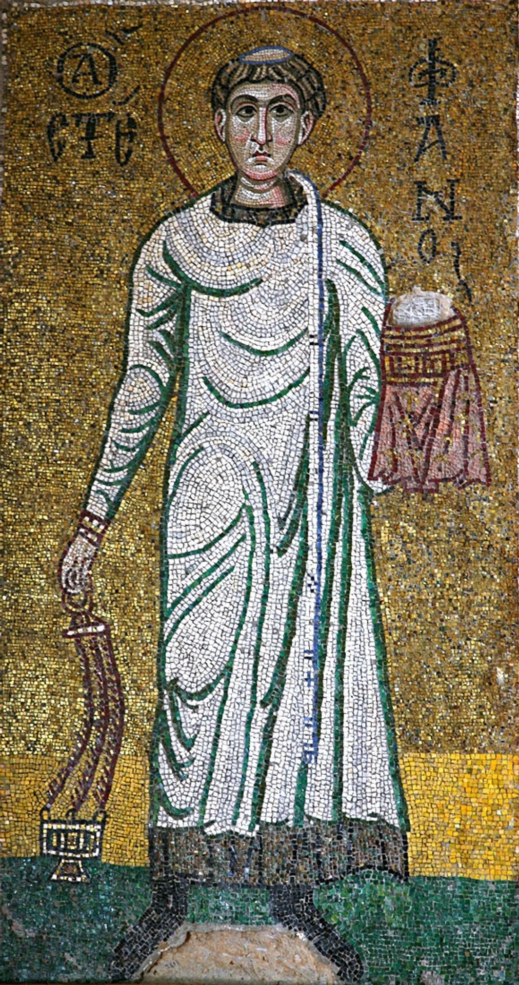 Archdeacon Stephan by Byzantine Mosaics
