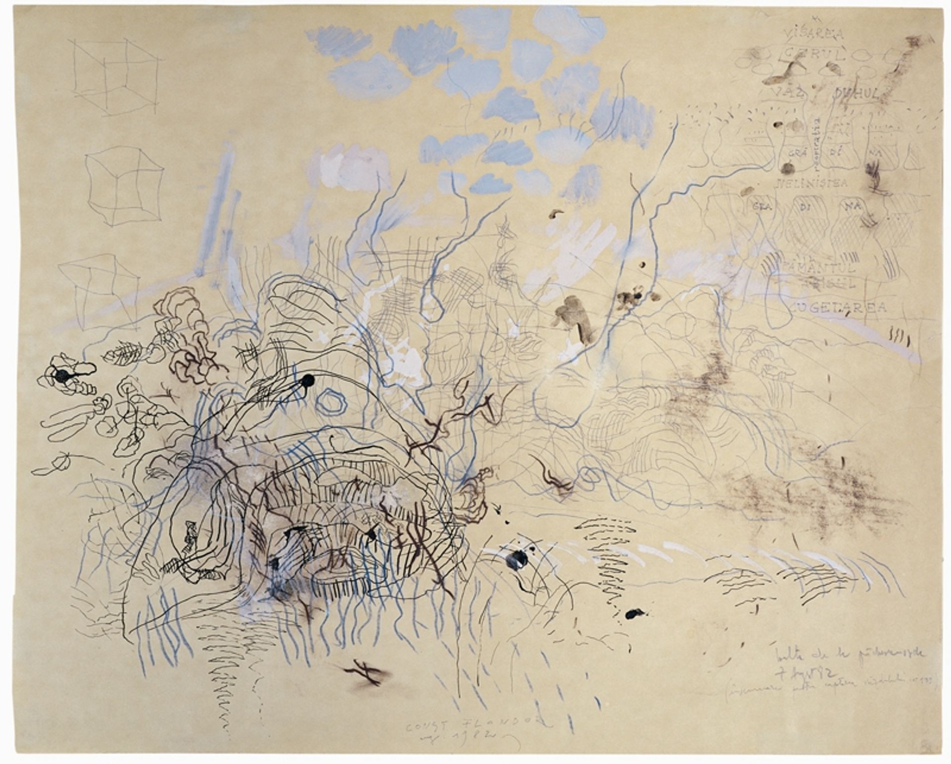 Drawing for Capturing the Air by Constantin Flondor