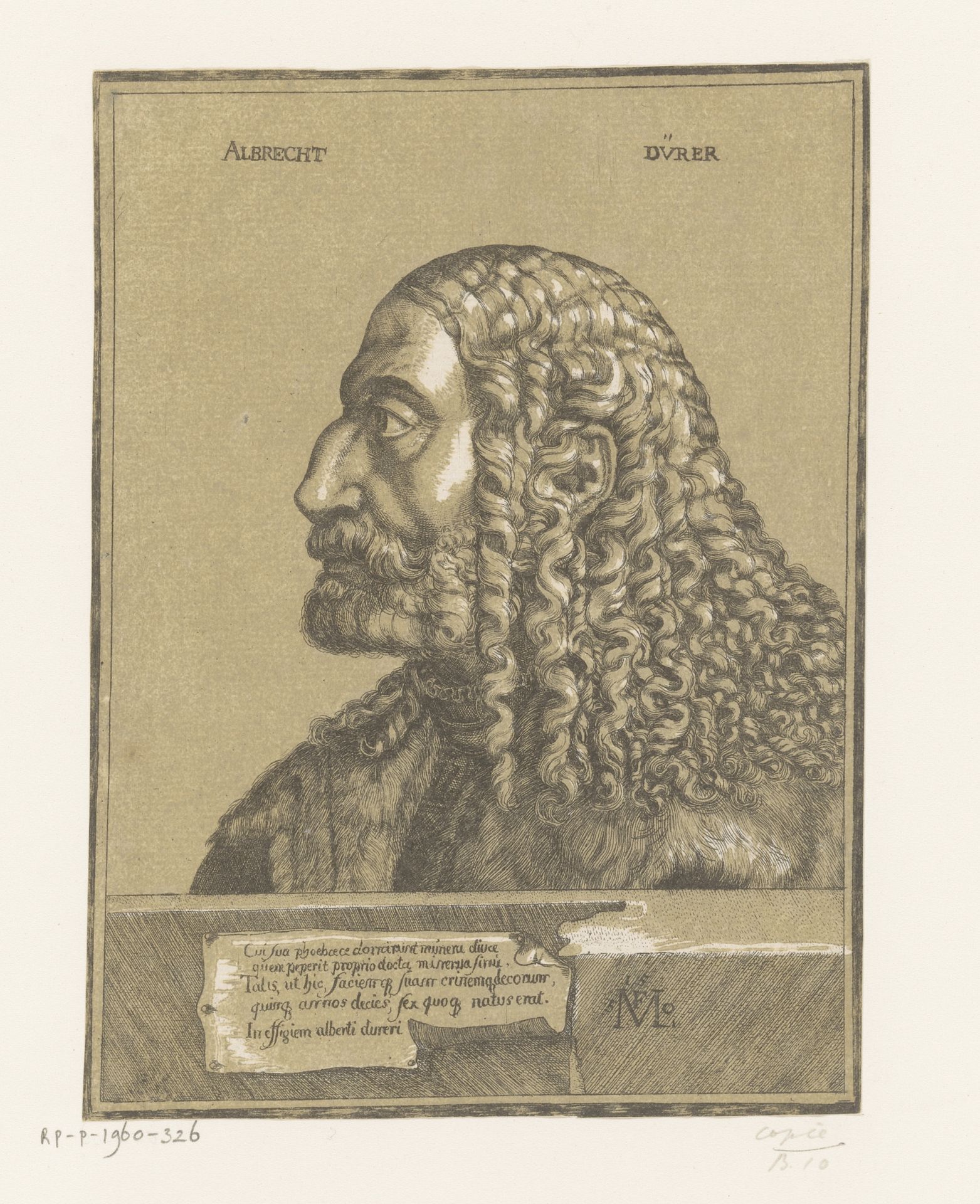 Portret van Albrecht Dürer by Anonymous