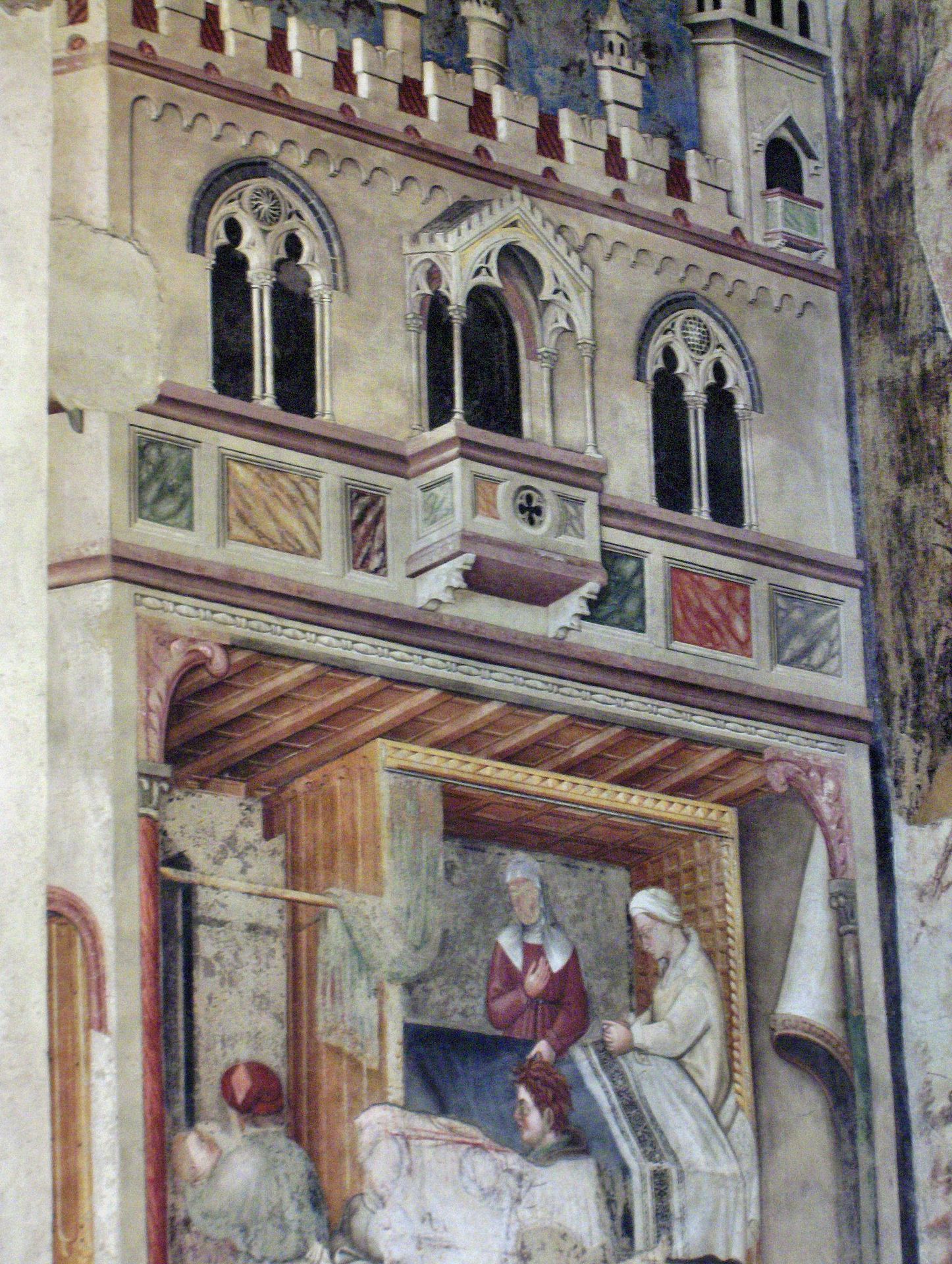 Loggia (the Founding of Rome) by Gentile da Fabriano