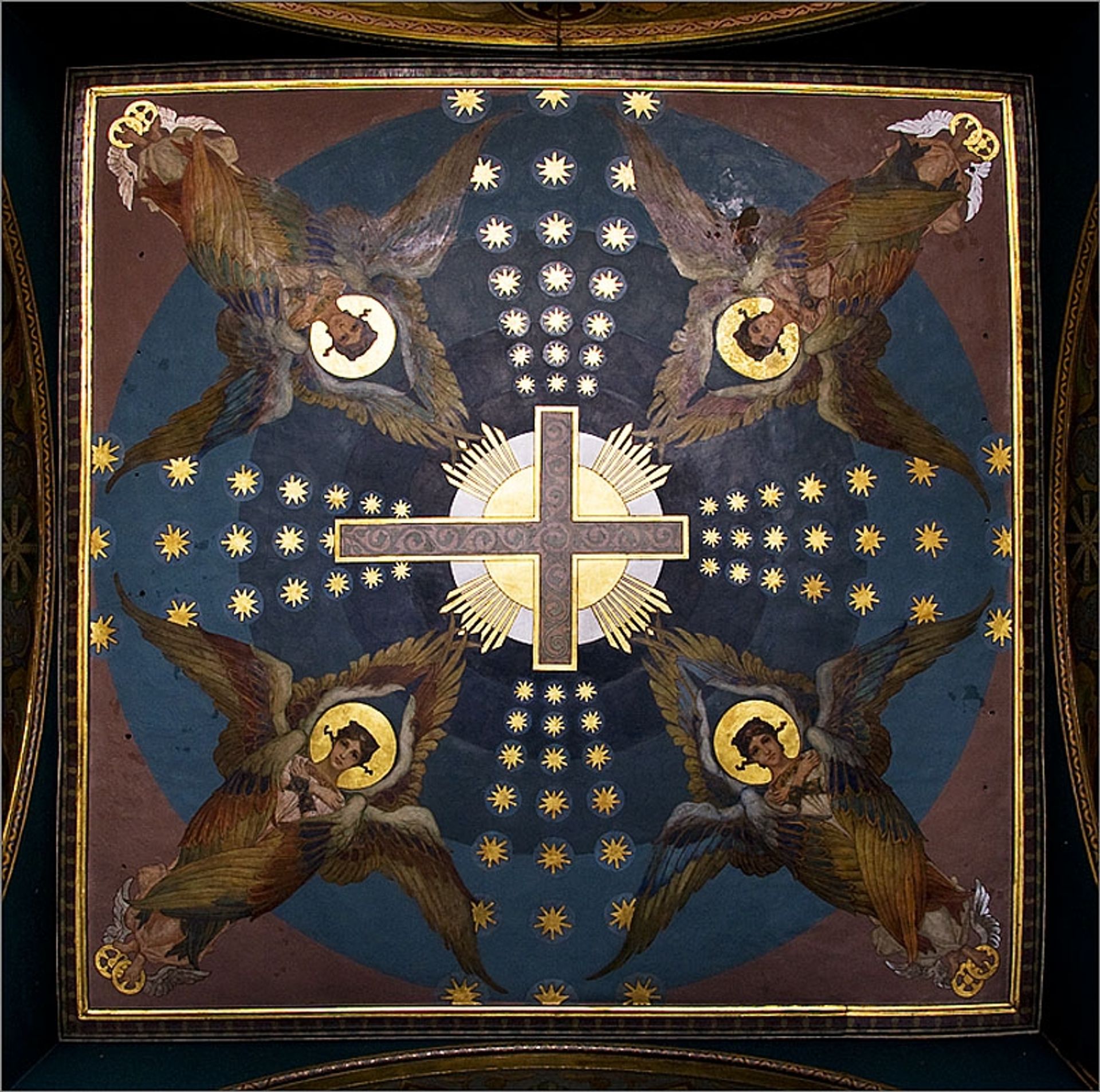 Ceiling at Kyiv St. Volodymyr Cathedral by Wilhelm Kotarbinski
