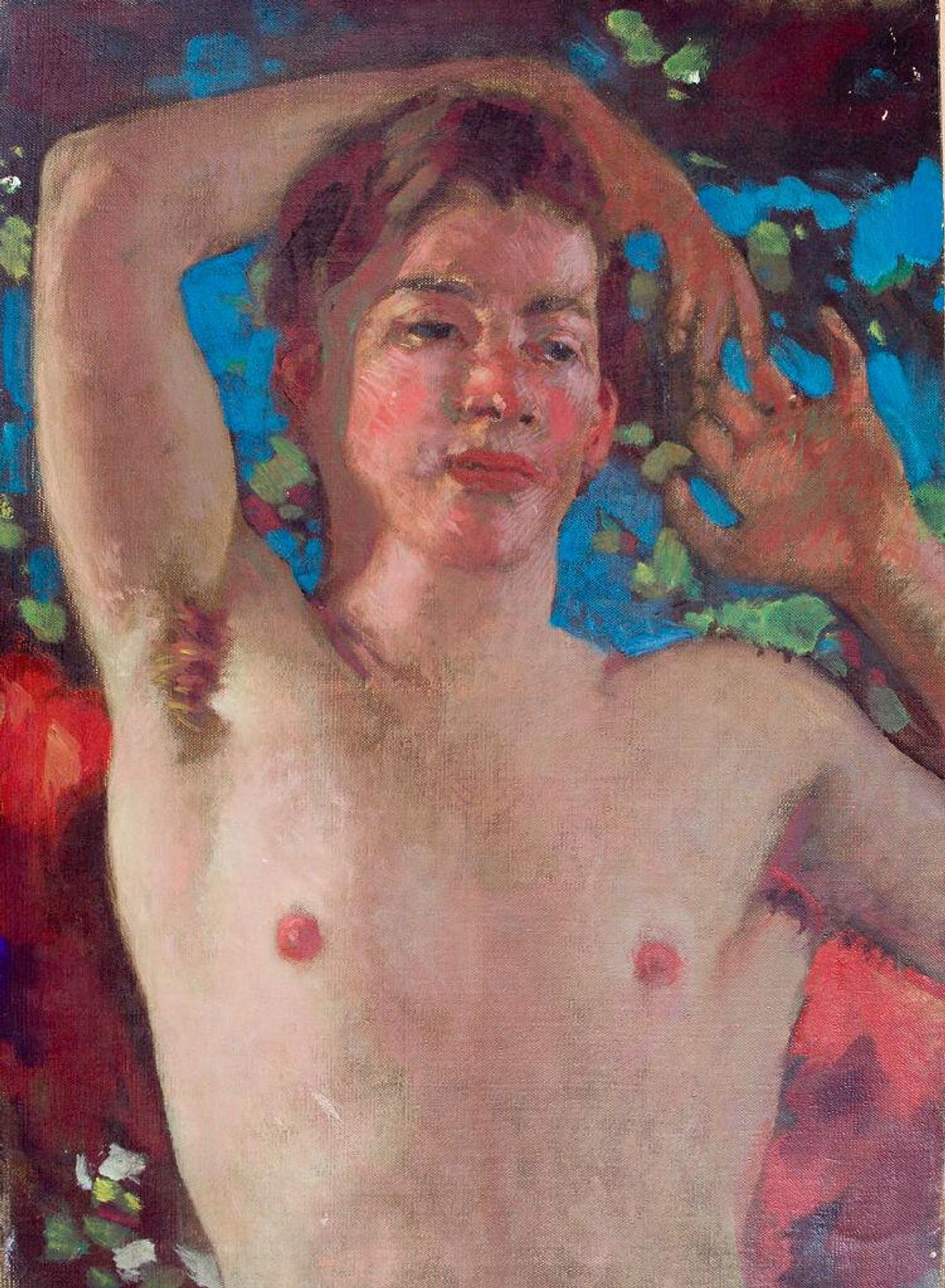 Half-Length Portrait of a Young Man by Denman Waldo Ross