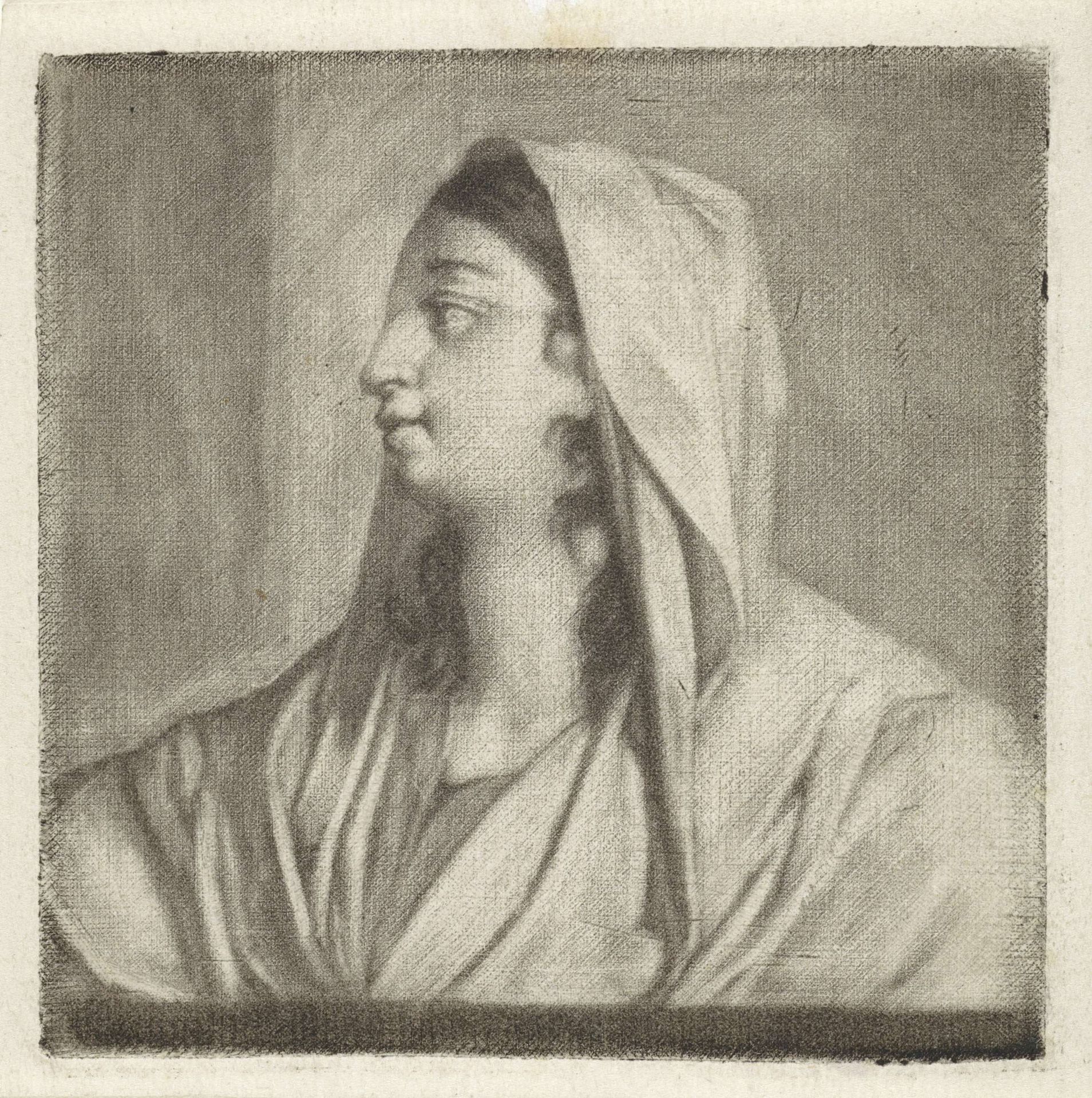 Profiel van een vrouw by Daniël Birrius