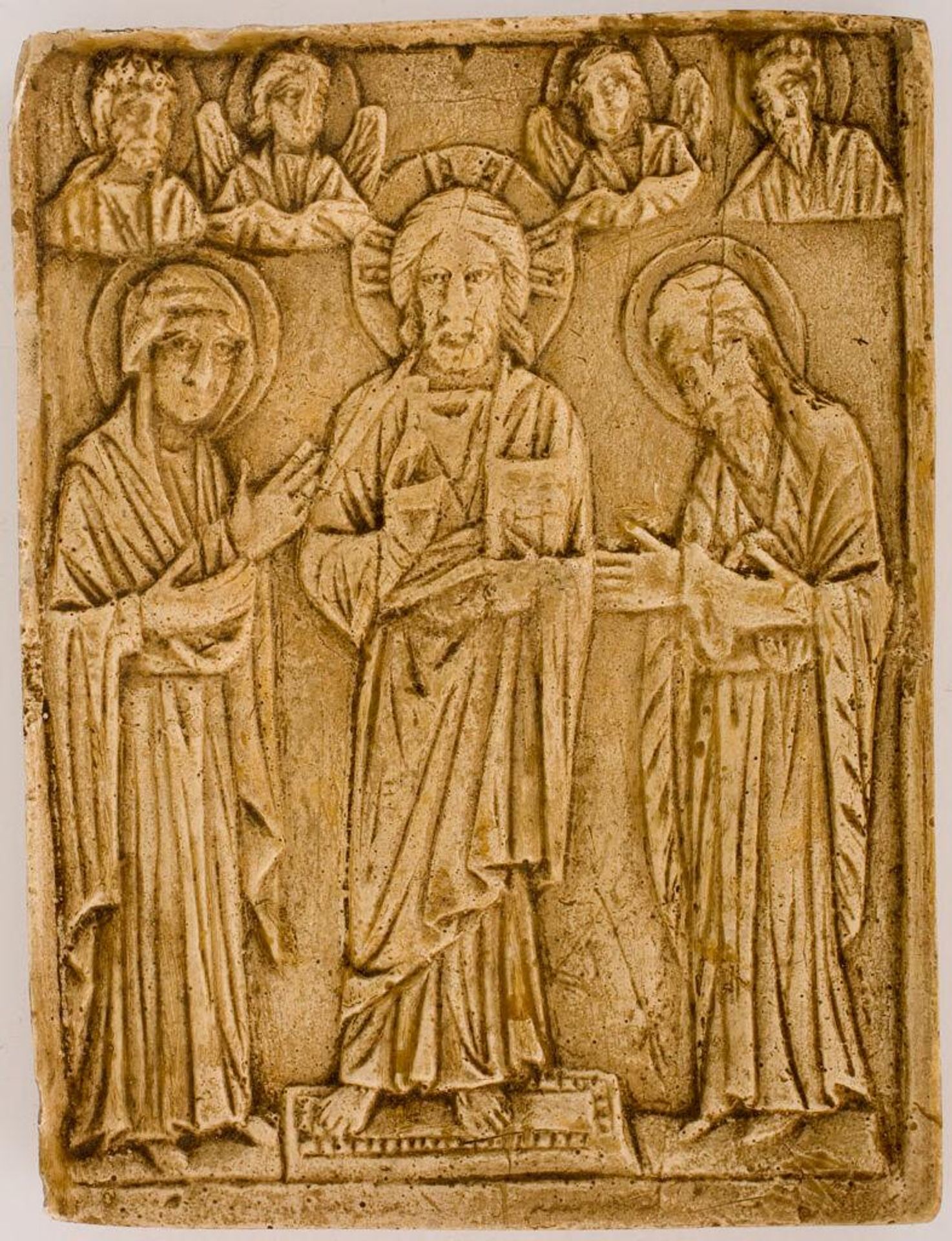 Christ between Virgin and St. John. by Unidentified Maker