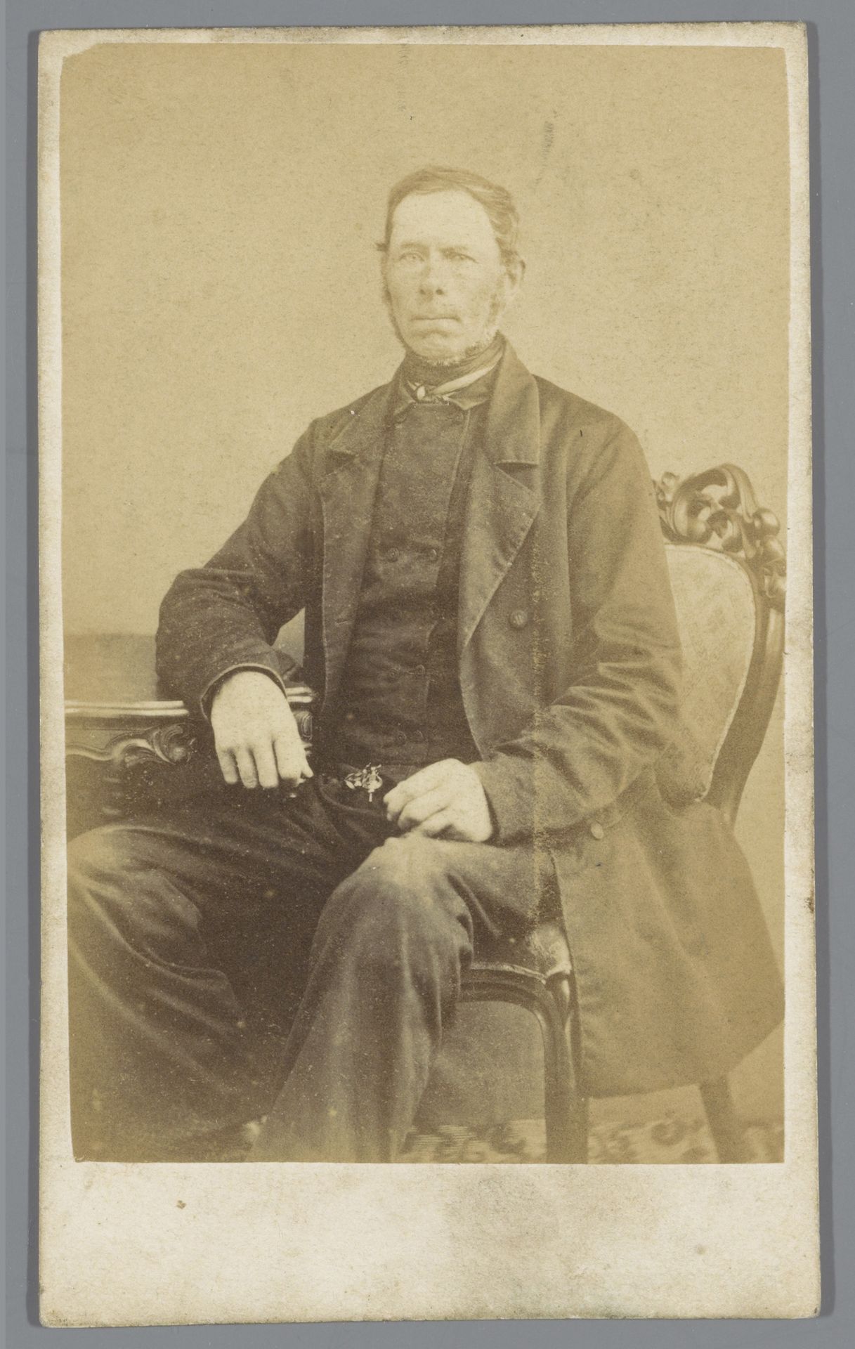 Portret van een onbekende man by Pieter Siewers