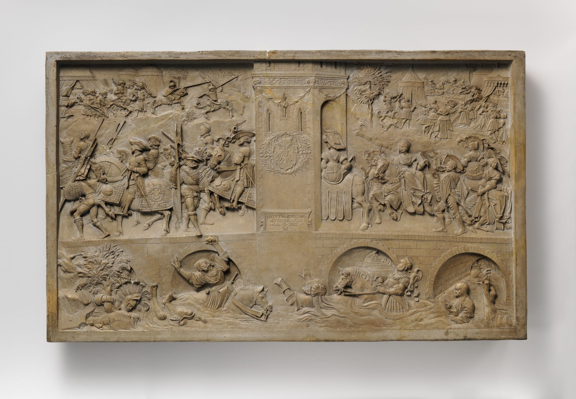 Allegory of Virtues and Vices at the Court of Charles V by Hans Daucher