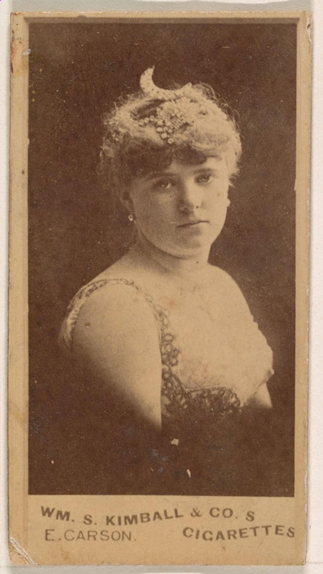 Emma Carson, from the Actresses series (N203) issued by Wm. S. Kimball & Co. by William S. Kimball & Company