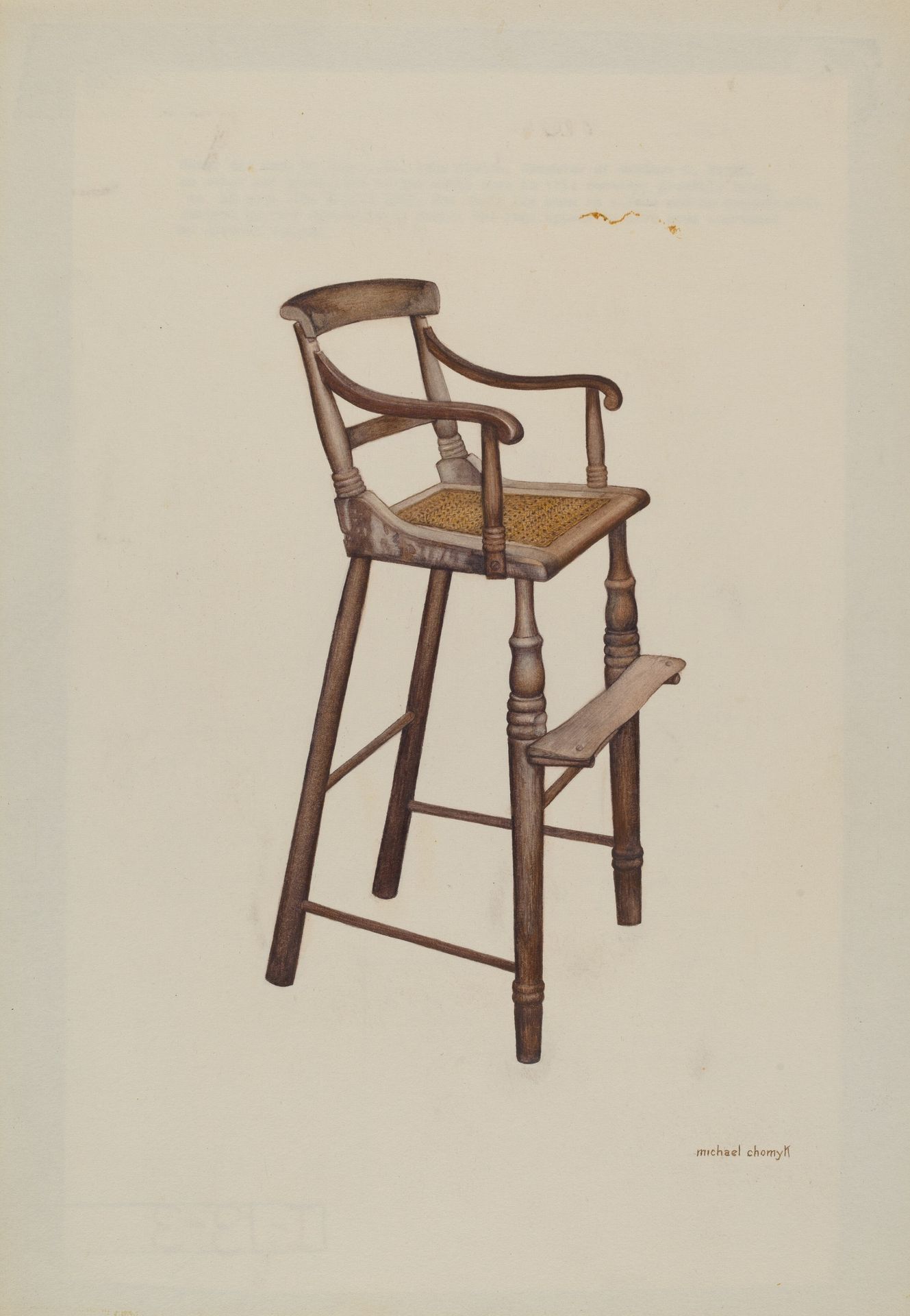 Child's High Chair by Michael Chomyk