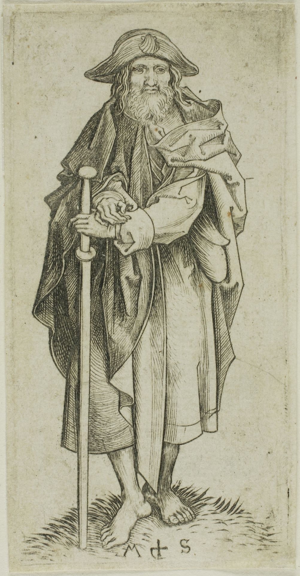 St. James Major, from Apostles by Martin Schongauer