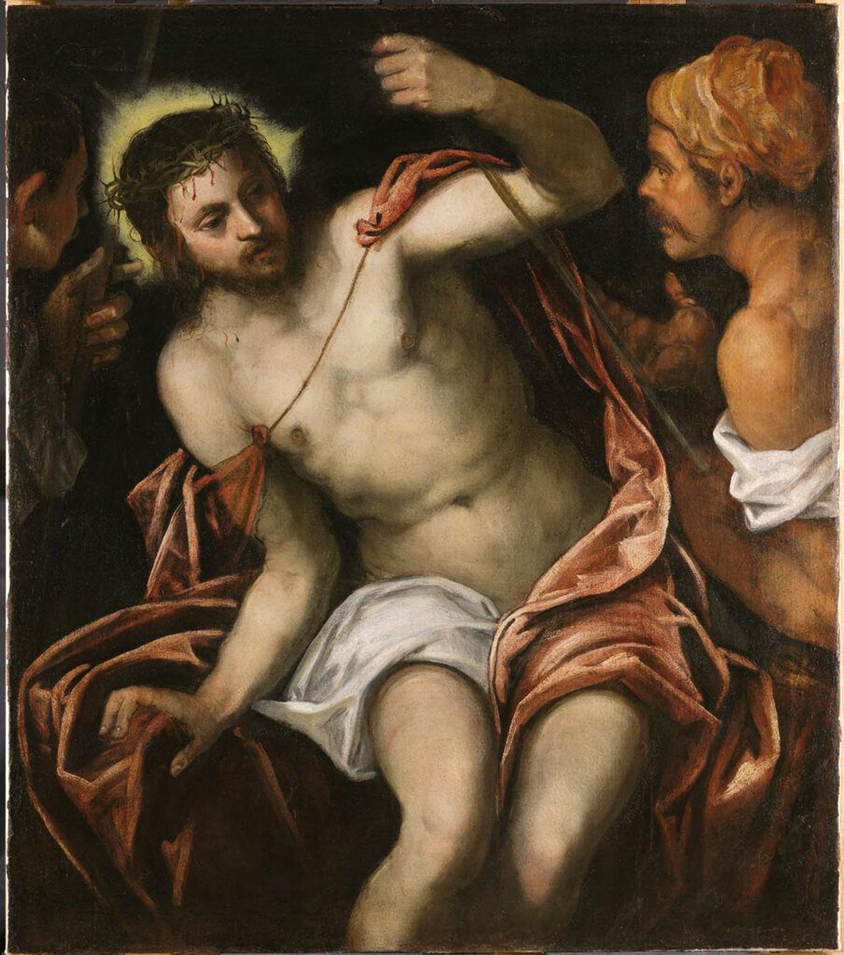 Christ Crowned with Thorns by Domenico Tintoretto
