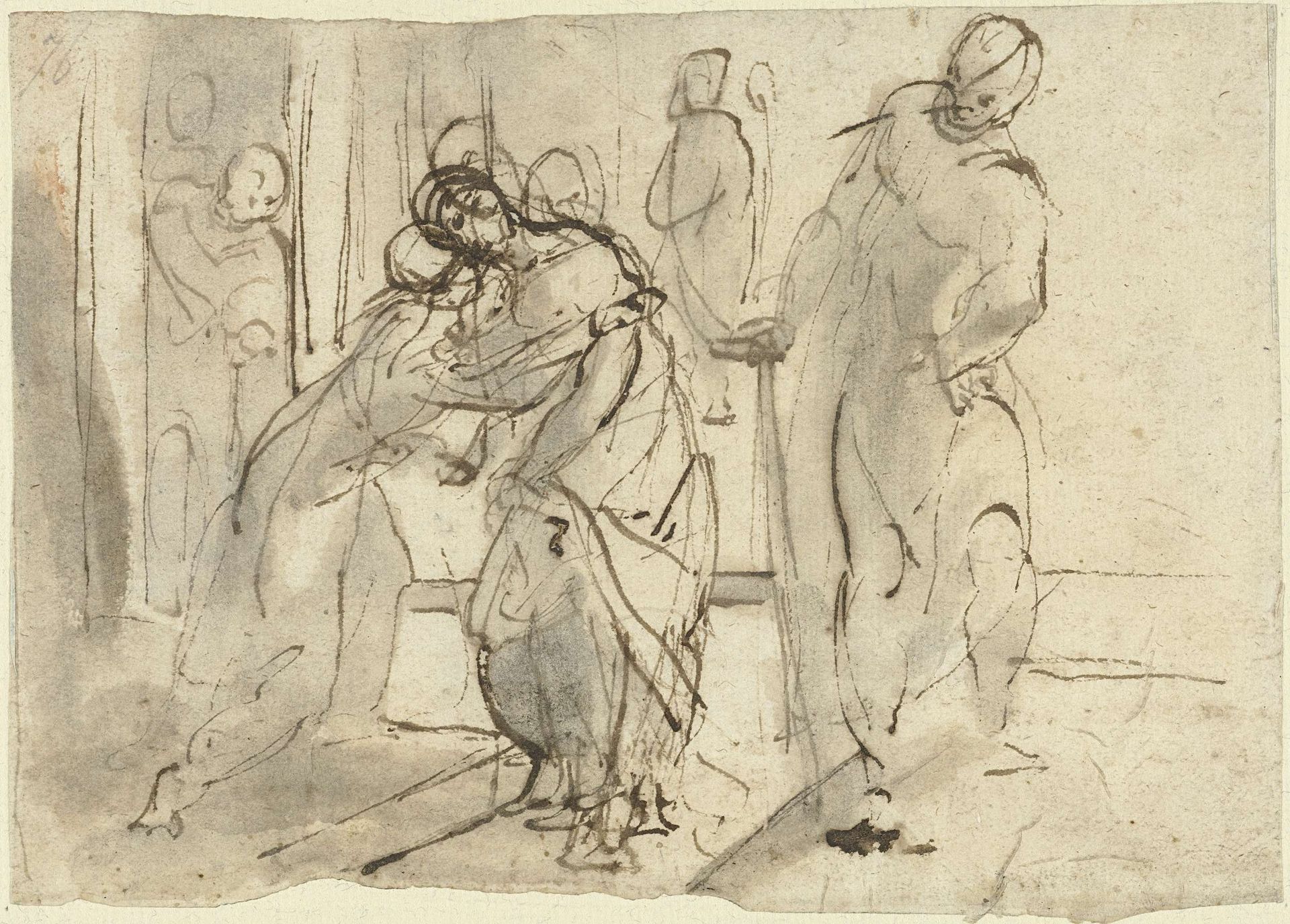 Ontmoeting van Maria en Elisabeth by Federico Barocci