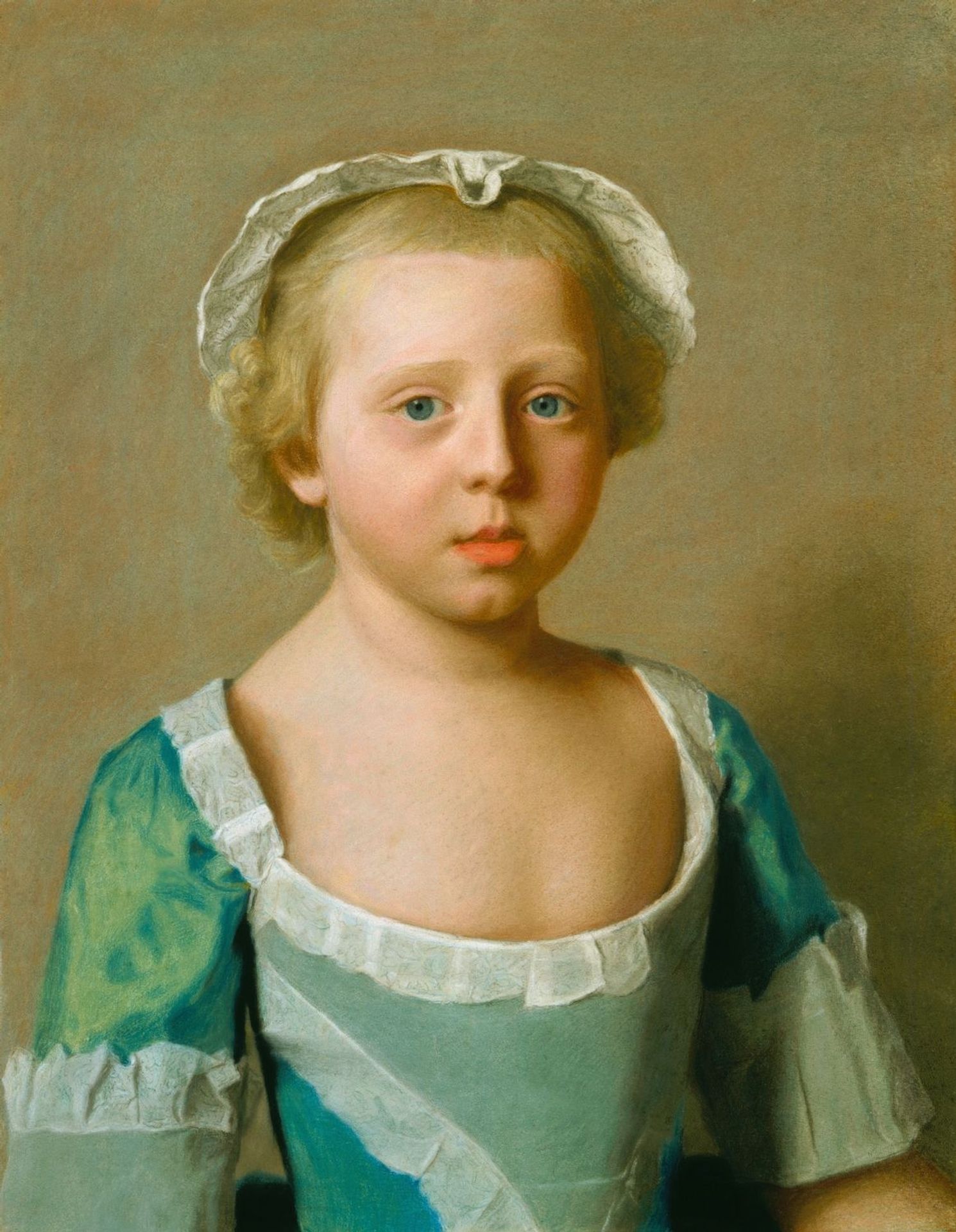 Portrait of Princess Caroline Matilda of Great Britain, Later Queen of Denmark and Norway by Jean-Étienne Liotard