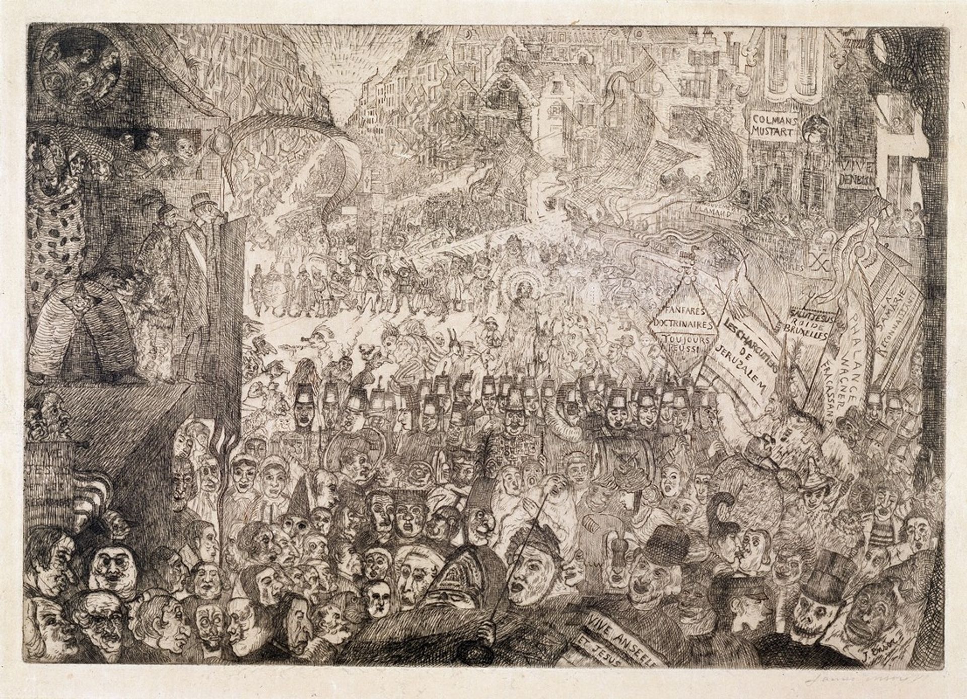 The Entry of Christ into Brussels by James Ensor