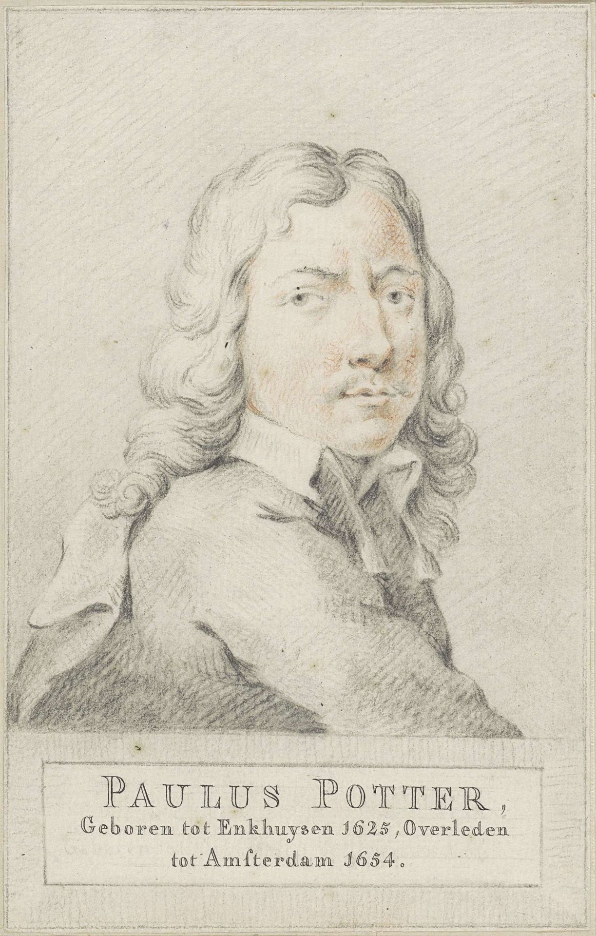 Portret van Paulus Potter by Anonymous