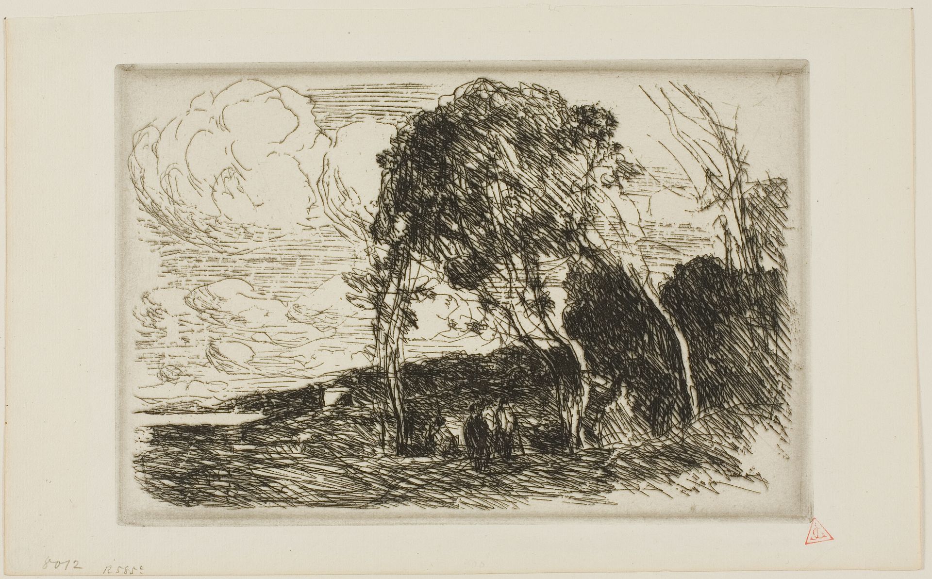 Souvenir of the Fortifications of Douai by Camille Corot