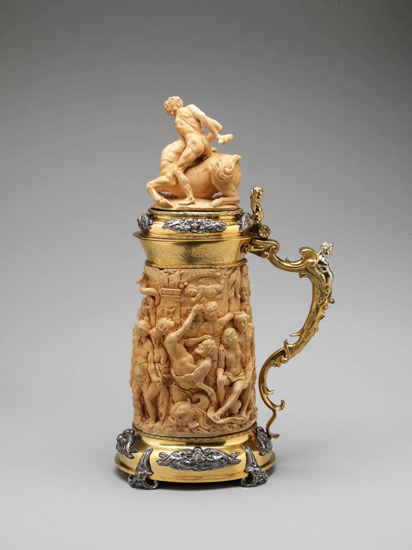 Tankard with cover by Franchi and Son