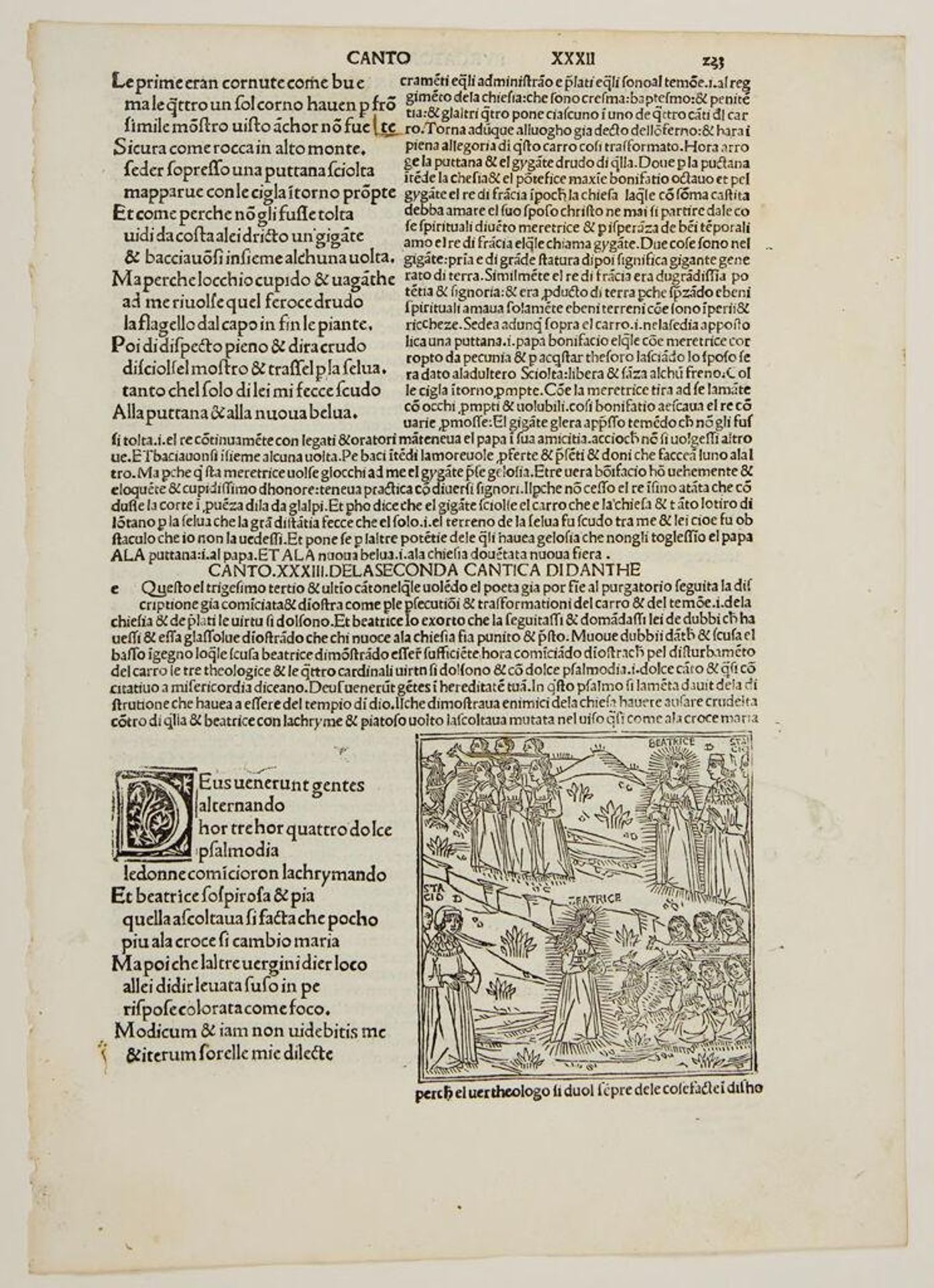 Canto XXXIII. The Earthly Paradise: The Prophesy of Beatrice; Departure of the Heavenly Pageant by Anonymous