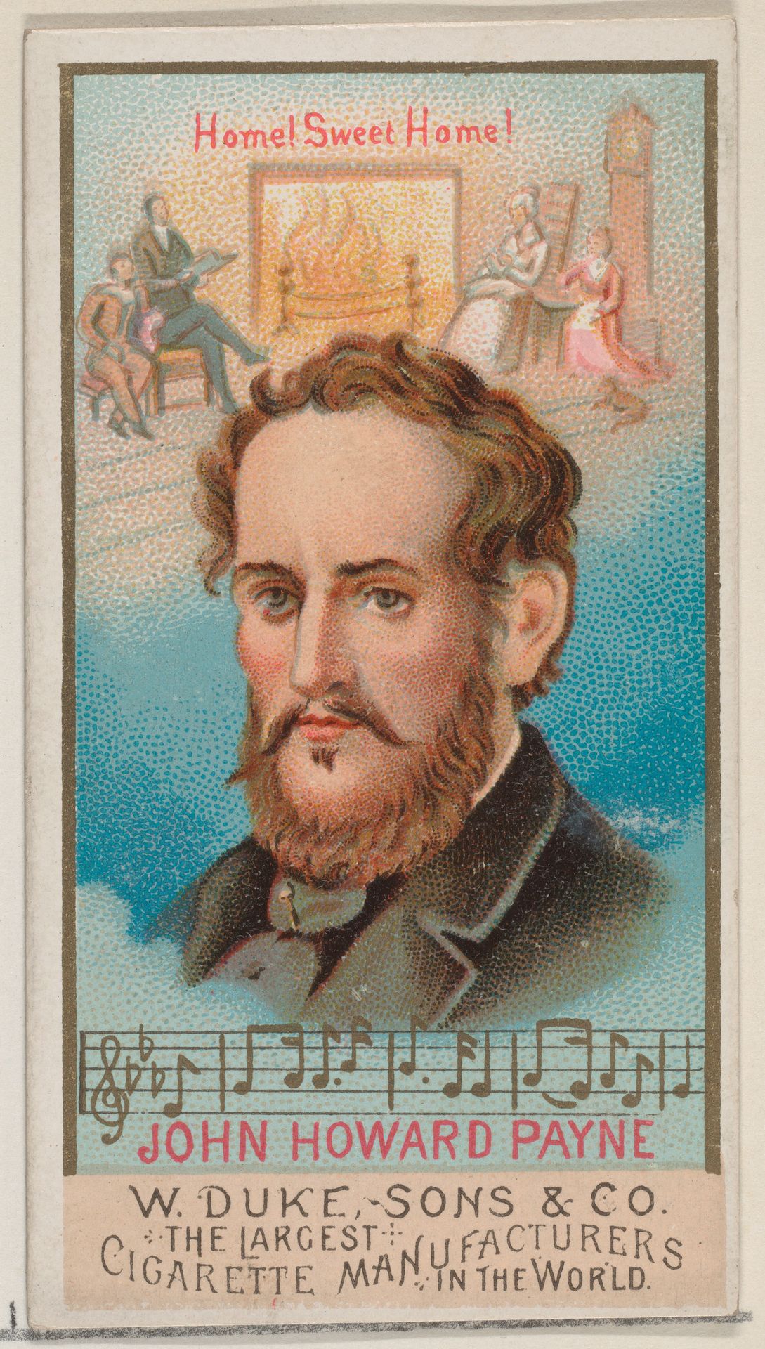 John Howard Payne, from the series Great Americans (N76) for Duke brand cigarettes by W. Duke, Sons & Co.