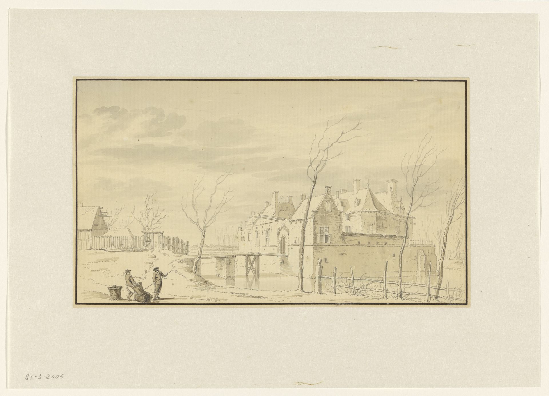 Het huis Bakelaar by Abraham Rademaker
