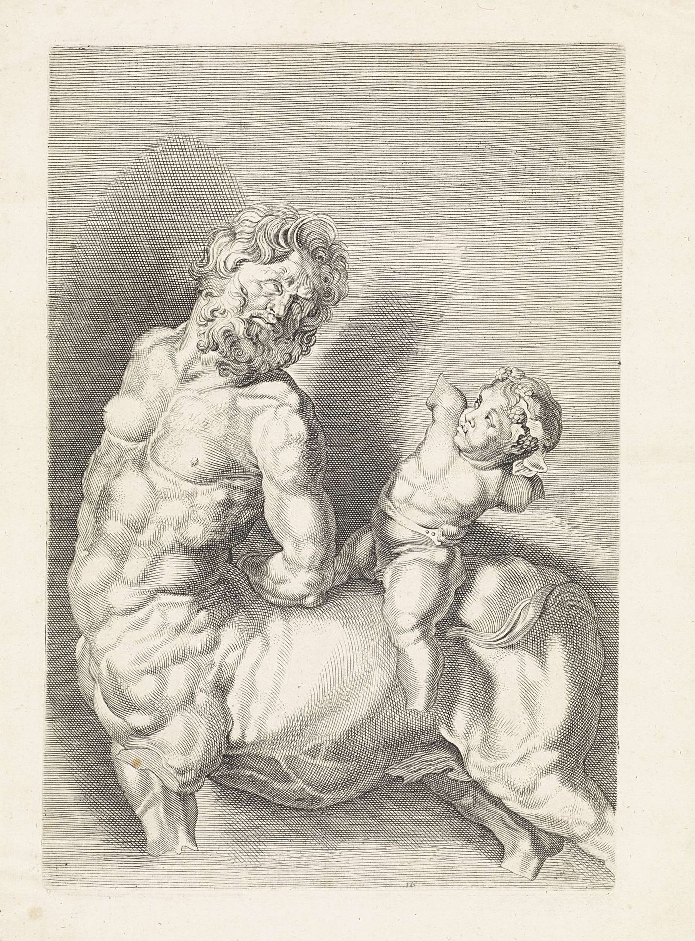 Antiek beeld 'De Getemde centaur' by Paulus Pontius