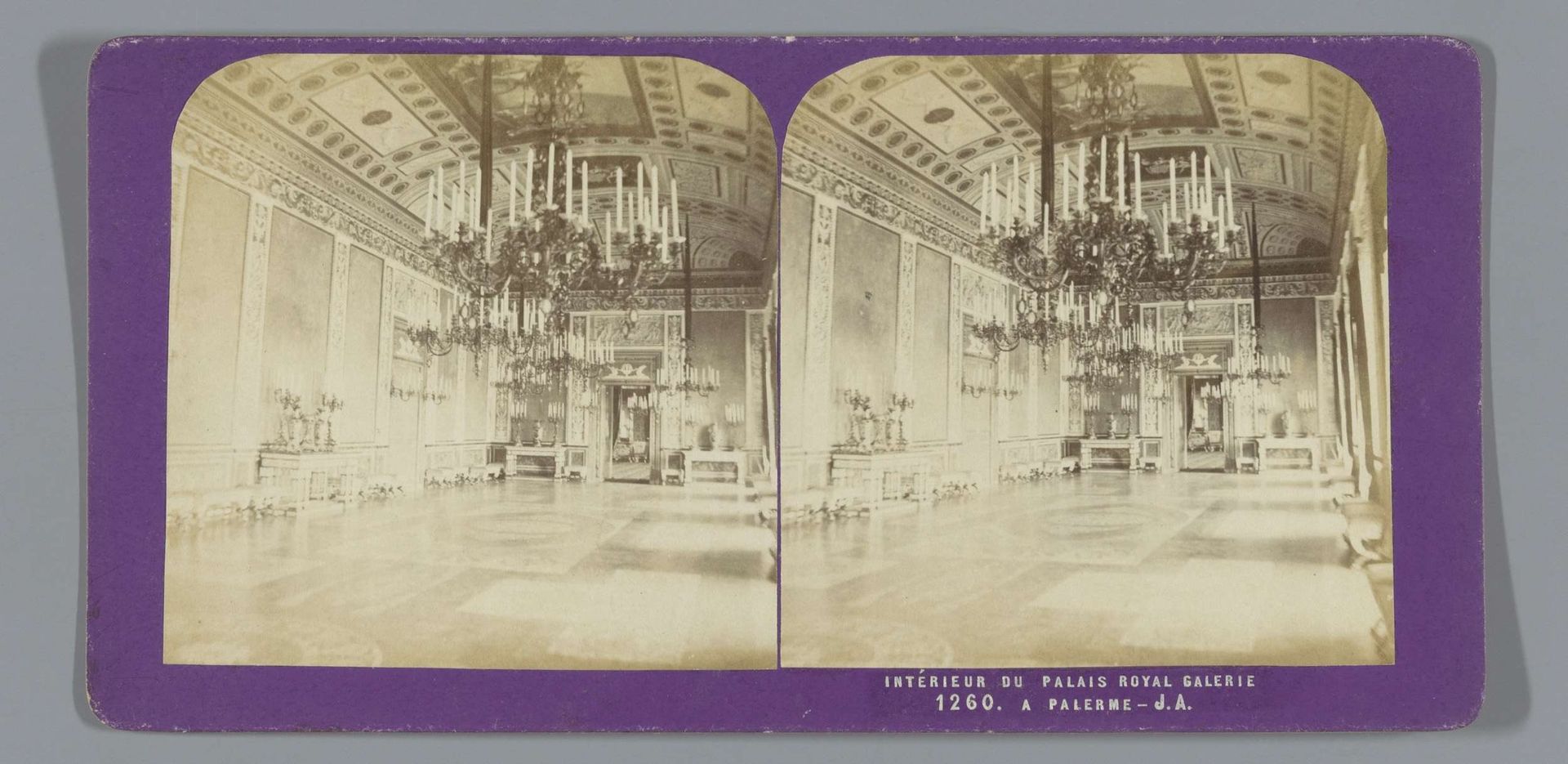 Gezicht op het interieur van het Palazzo dei Normanni, Palermo by Jean Andrieu